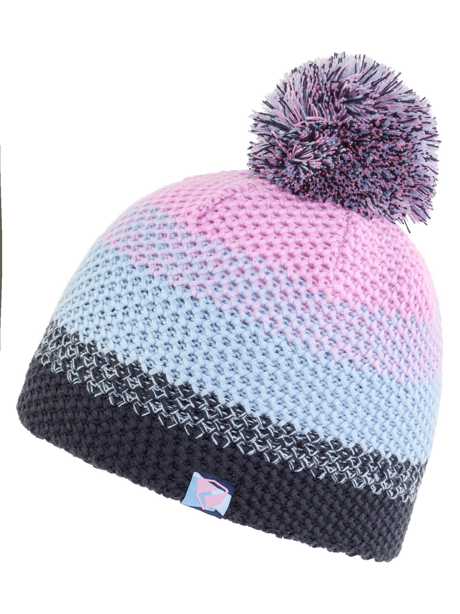 Ziener Strickmütze ISHI-Z JUNIOR warm, weiches Fleecefutter, reflektierende Elemente