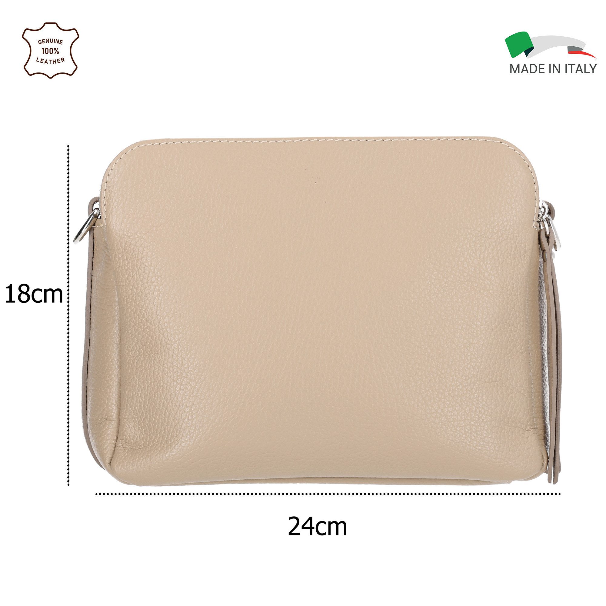 Botego Umhängetasche Umhängetasche Damen echtes Leder, Schultertaschen Damen