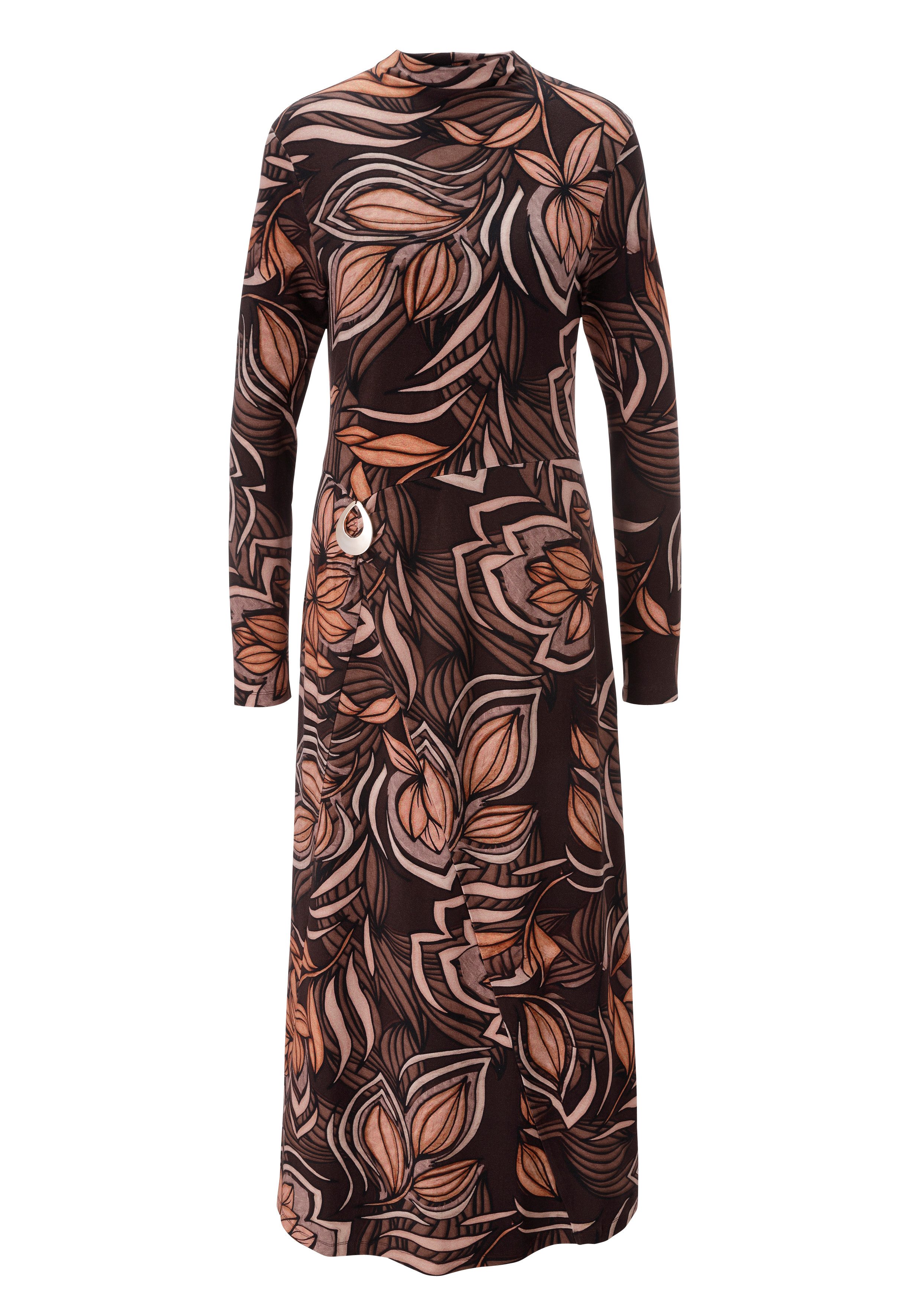 Aniston SELECTED Midikleid mit kleinem Stehkragen - NEUE KOLLEKTION – Bild 5 von 5