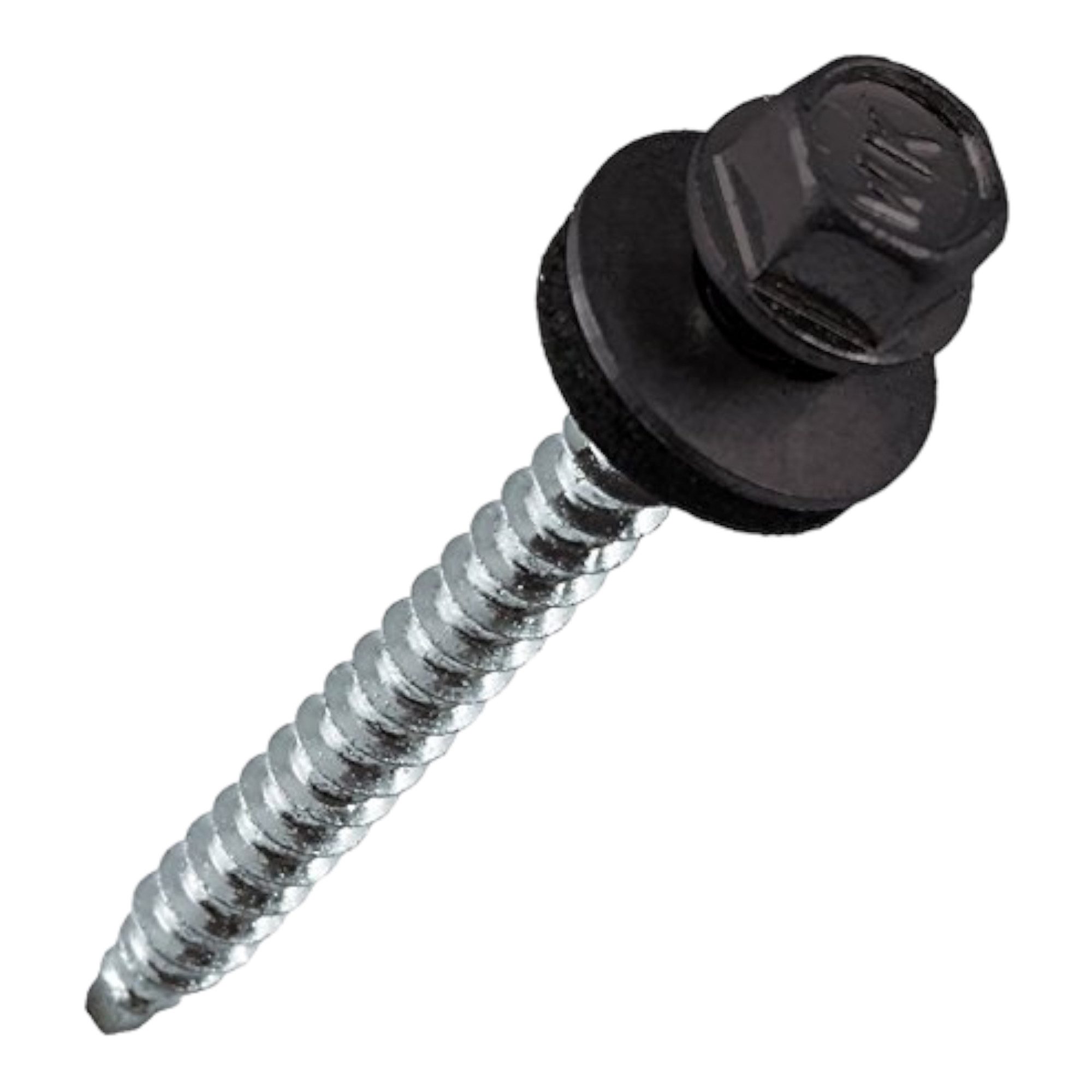 Schrauben-Set 250 Stück Trapezblechschrauben Bohrschrauben 4,8 x 35mm Ral 8019