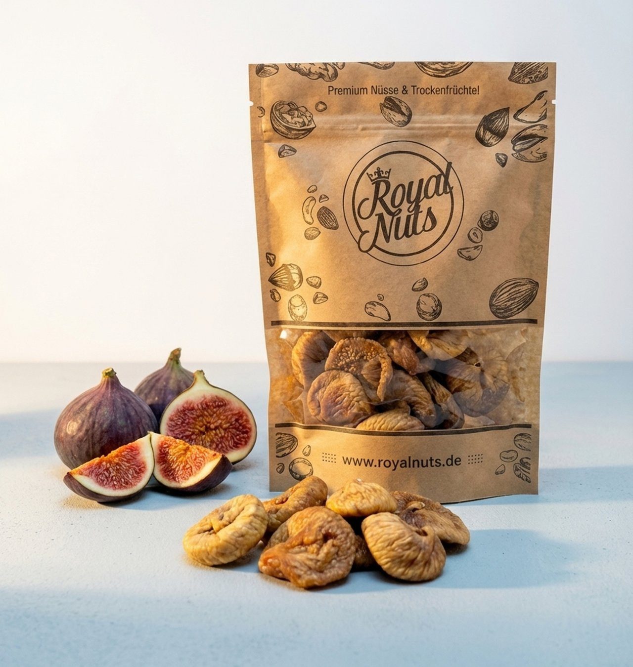 Royalnuts Genuss GmbH Trockenfrüchte 500g Getrocknete Feigen, Royalnuts