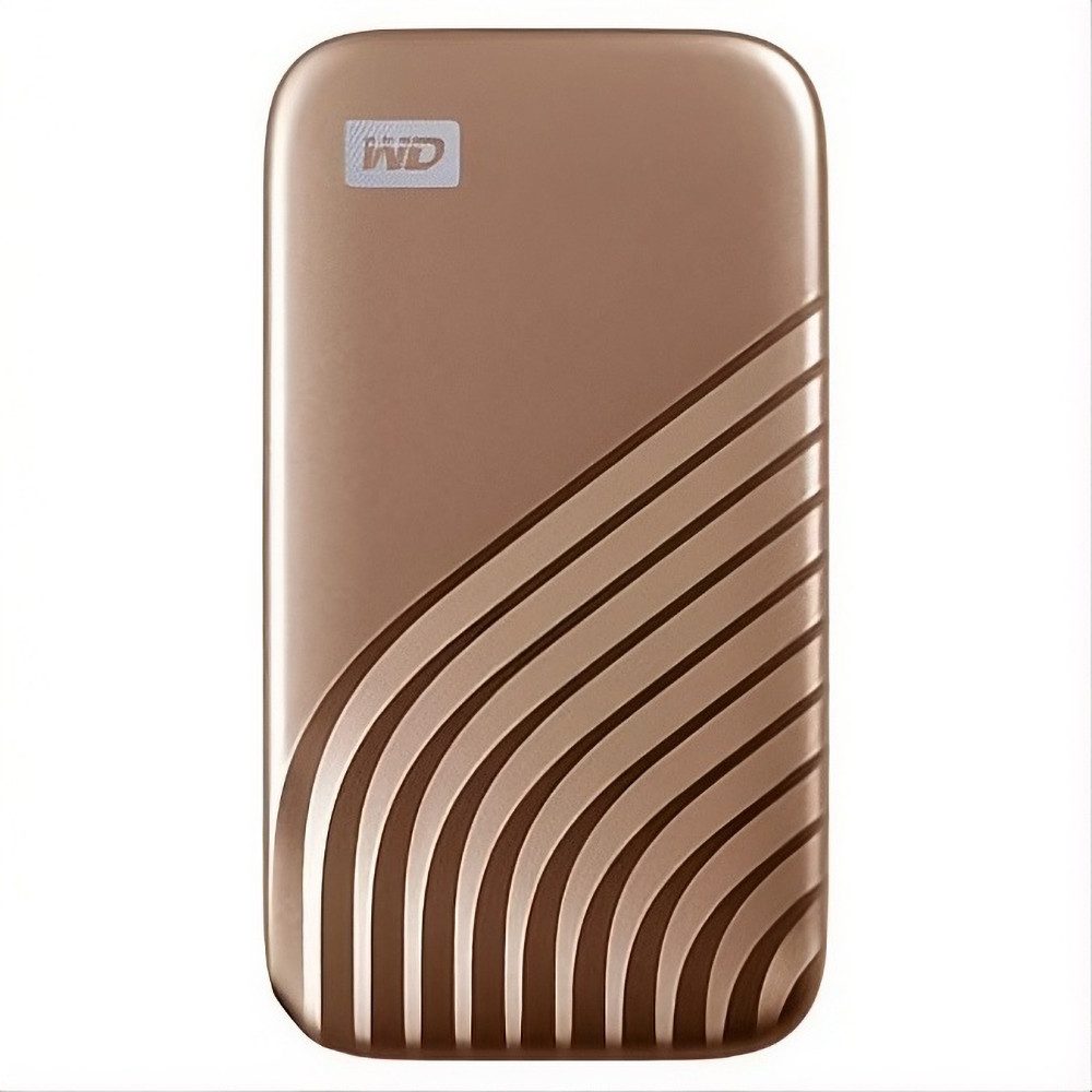 Western Digital Mobile Festplatte "My Passport SSD" 1 TB SSD-Festplatte (1000 GB) 3,5" 1050 MB/S Lesegeschwindigkeit, 1000 MB/S Schreibgeschwindigkeit