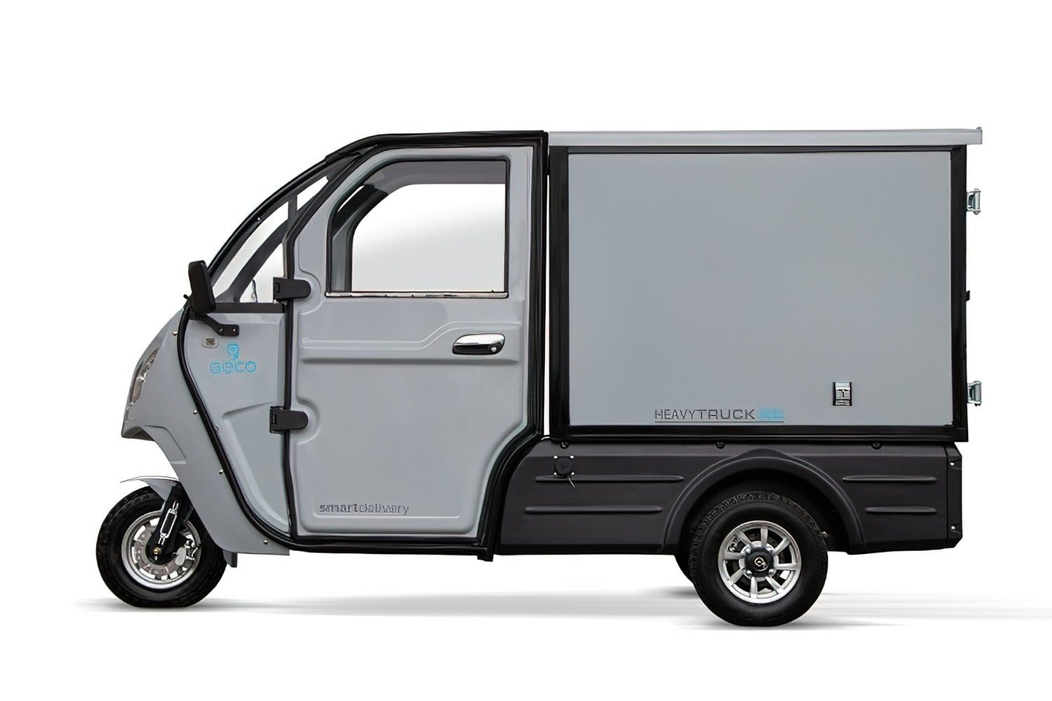 Smarty Elektromobil 2010259 Elektroauto Geco Heavy Truck XC 3kW mit 60Ah Kofferaufbau
