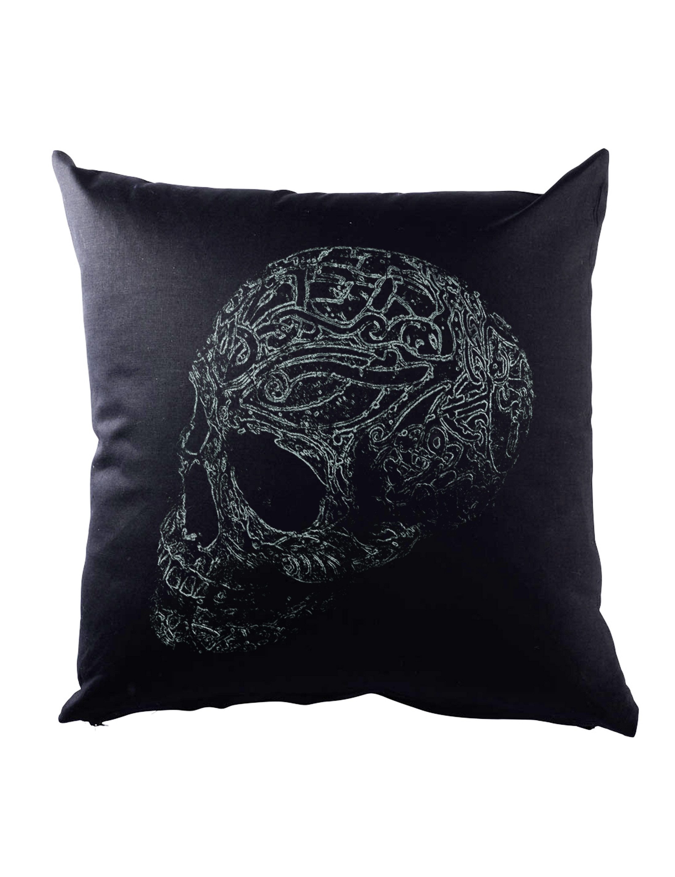Urban Backwoods Dekokissen Ornament Skull I Dekokissen Schädel Dead Death T günstig online kaufen