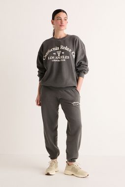 Next Sweatshirt Relaxed Fit Langarm-Sweatshirt, California-Grafik (1-tlg)