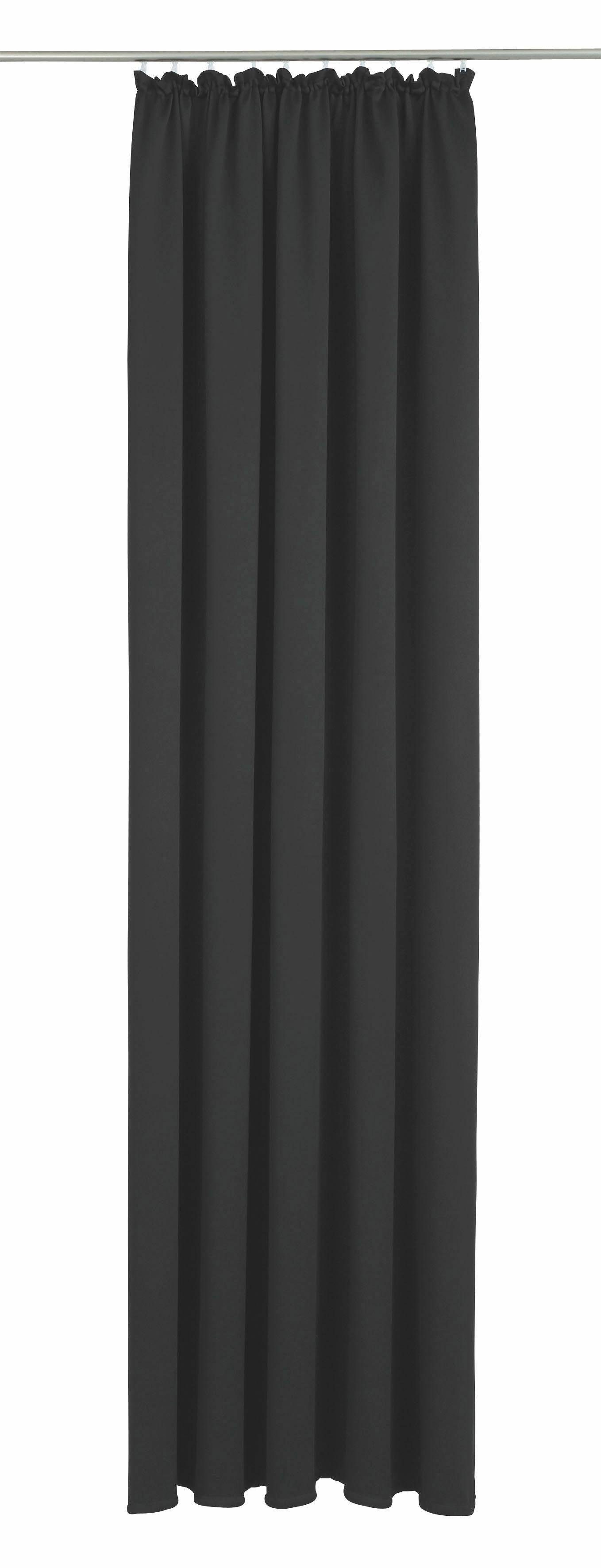 Dim Vorhang Wirth, out, Kräuselband (1 St), verdunkelnd schwarz