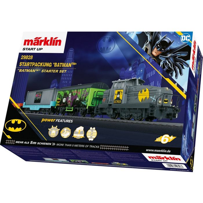 Märklin Modelleisenbahn-Set Märklin Start up - Startpackung "Batman" - 29828 Spur H0 Made in Europe
