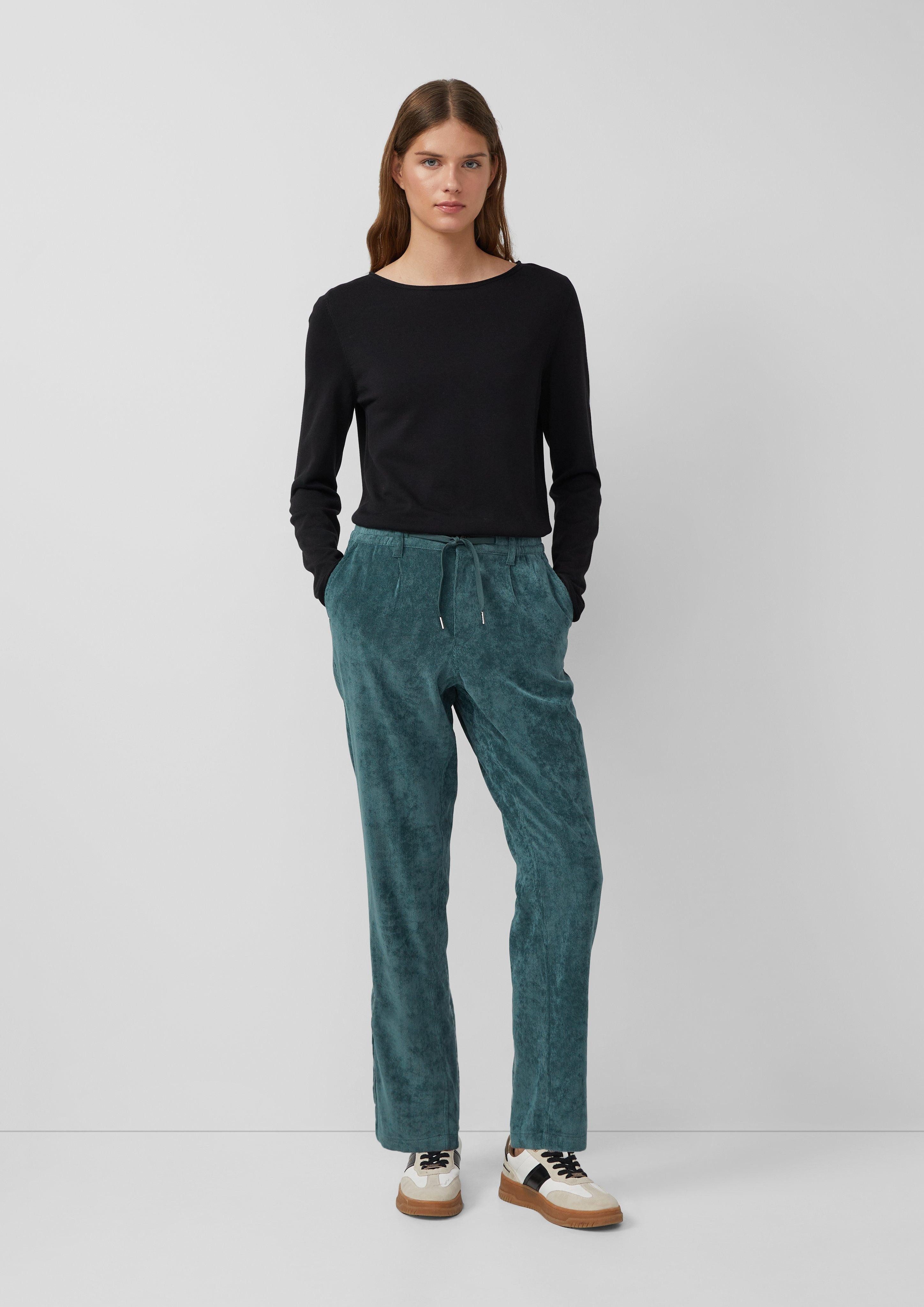 s.Oliver 7/8-Hose Ankle-Cordhose mit Elastikbund und günstig online kaufen