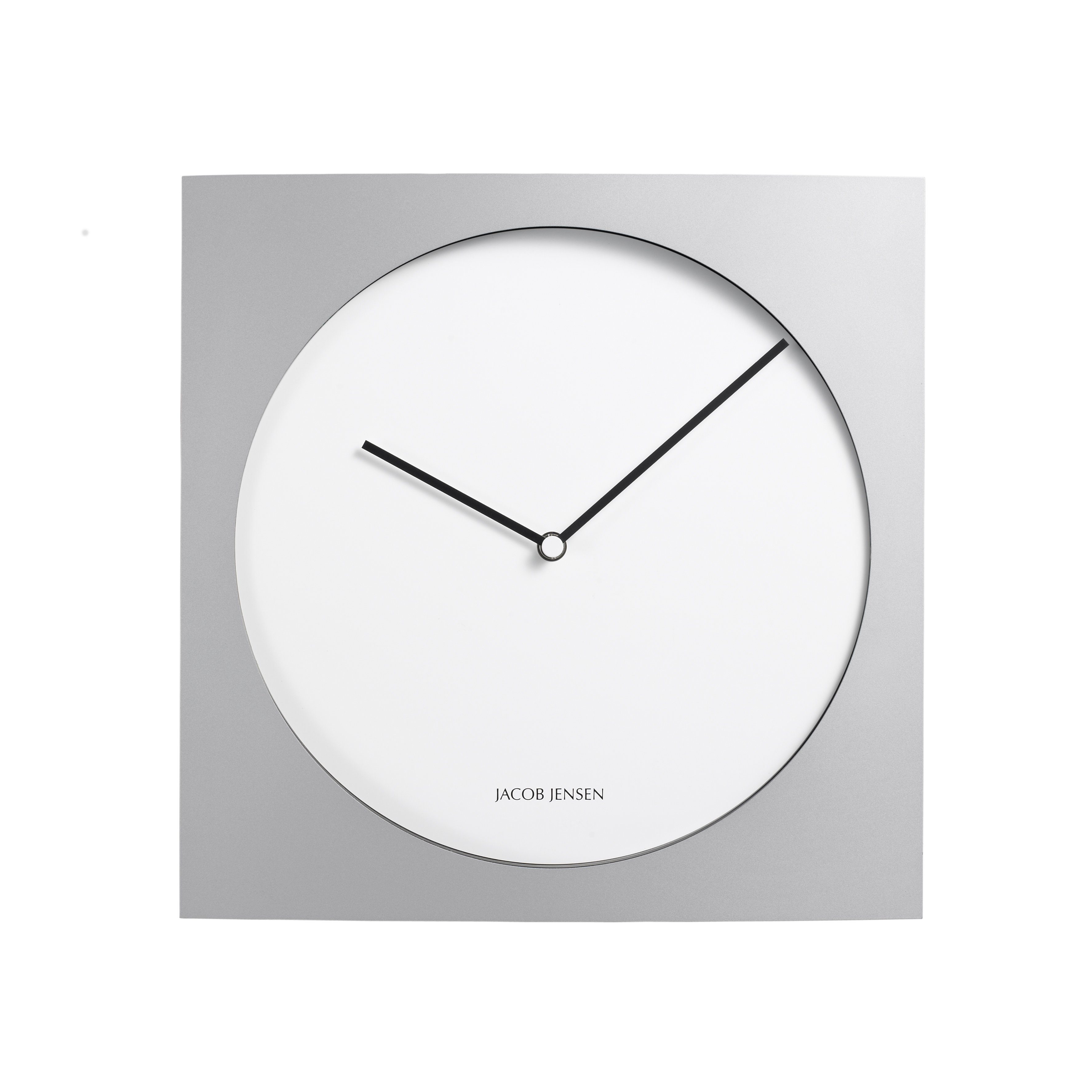 Jacob Jensen Wanduhr quadratisches Design 35x35cm 318 Uhrwerk leise