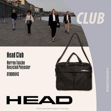 Head Schultertasche Head Messenger Bag Schultertasche (Messenger Bag), Messenger Bag, Schultertasche Recycled Polyester, schwarz ca. 26cm ho