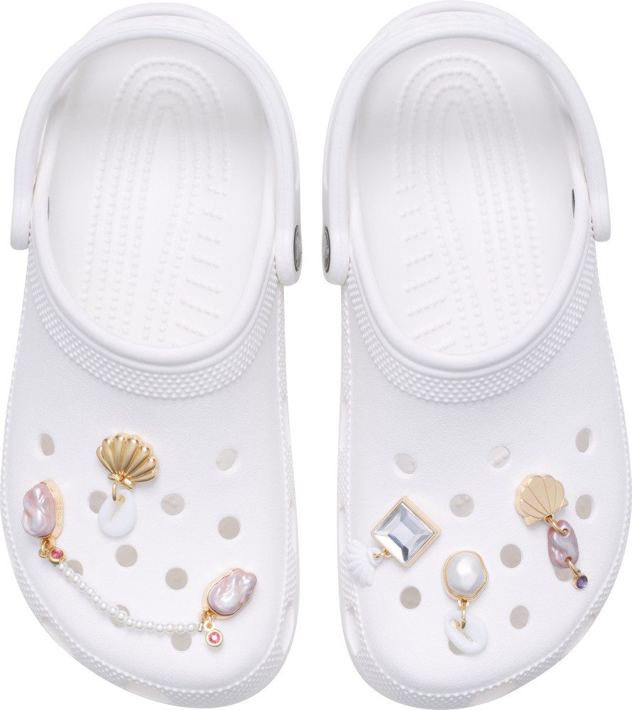 Crocs Schuhanstecker Jibbitz™ Elevated Pearl (Set, 5-tlg., Kein Spielzeug. Nicht für Kinder unter 3 Jahren geeignet), Urlaubsfeeling mit Perlen Anstecker für Crocs