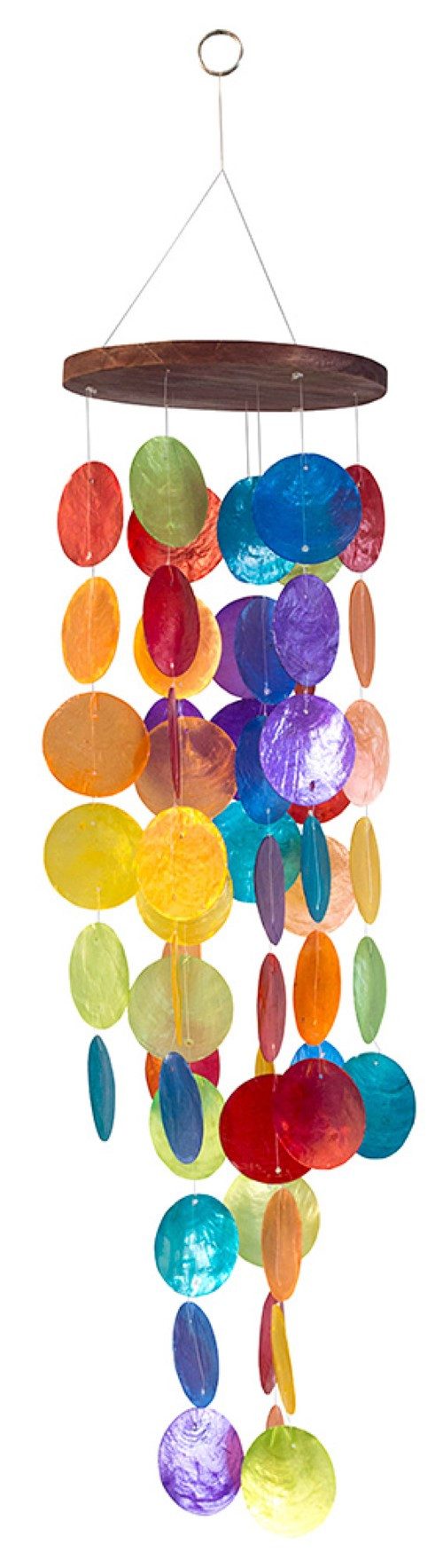 Saraswati Hängedekoration Muschelmobile "bunt" 15x65cm