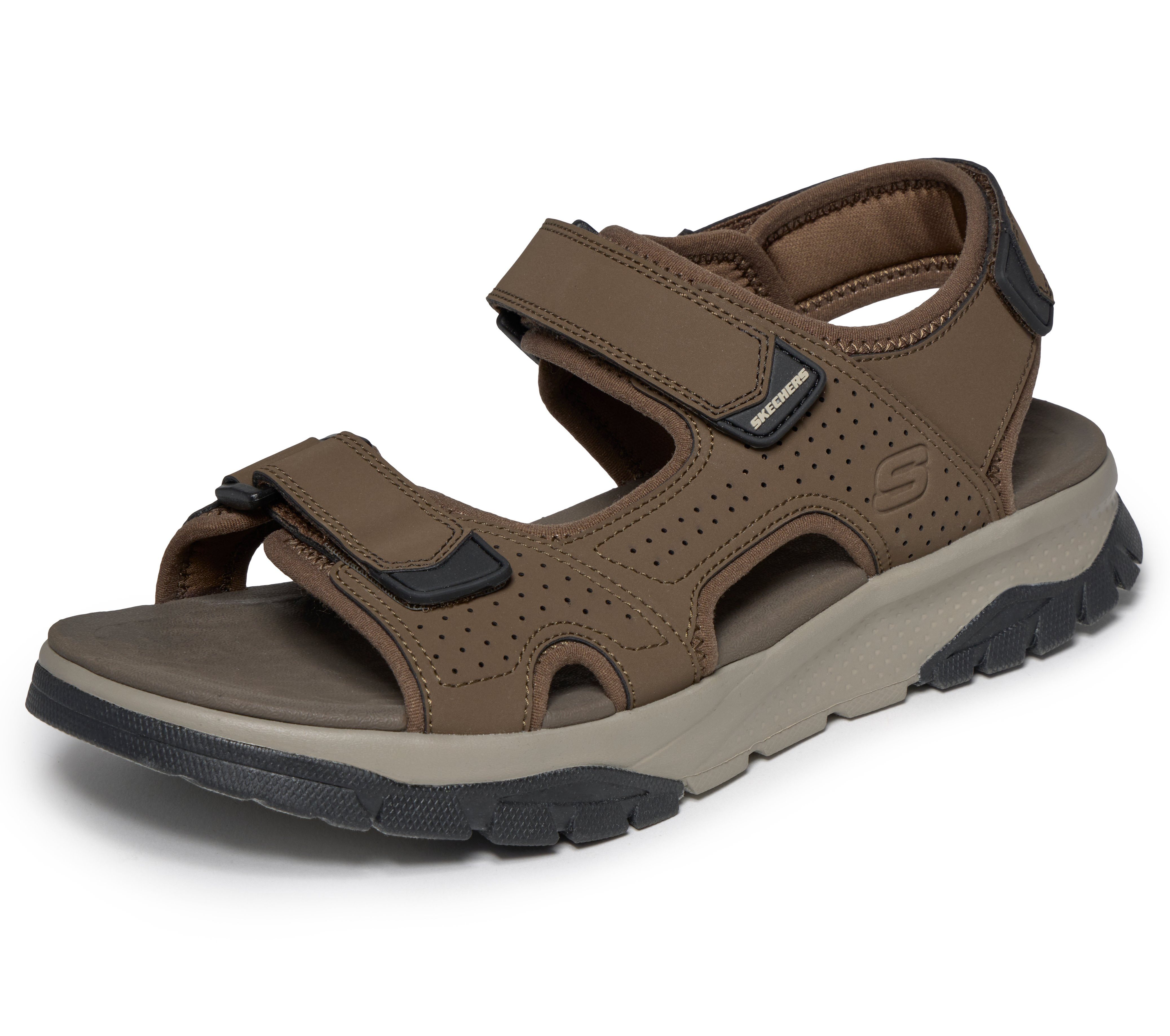Skechers WAGNER - AVALON Trekkingsandale Sommerschuh, Outdoorsandale, Klettschuh mit Memory Foam