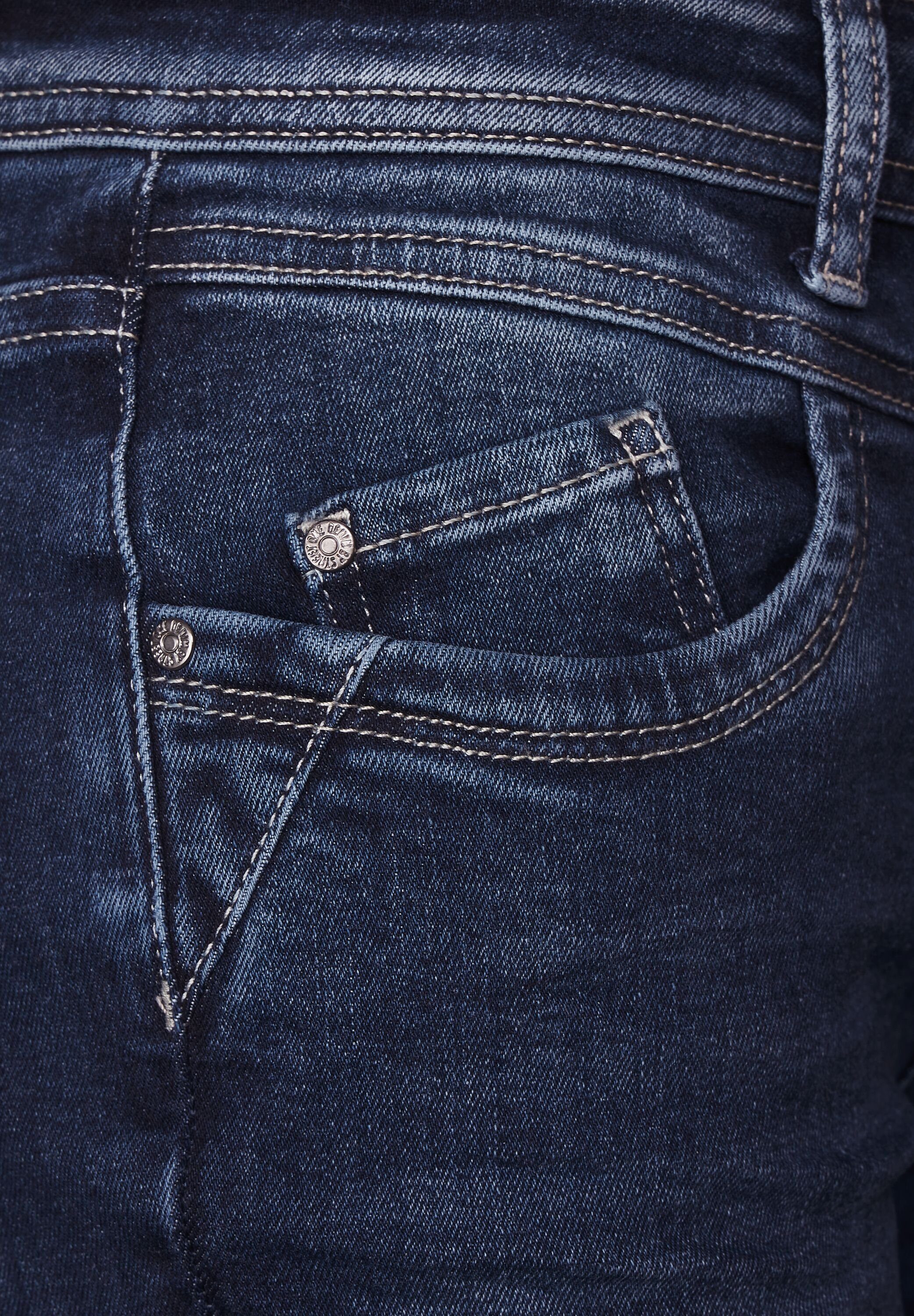STREET Slim-fit-Jeans ONE Materialmix softer