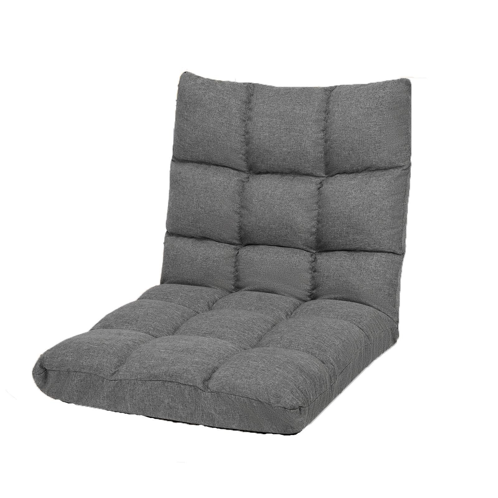 KOMFOTTEU Sessel Bodenstuhl, mit 14-Fach Verstellbarer Rückenlehne günstig online kaufen