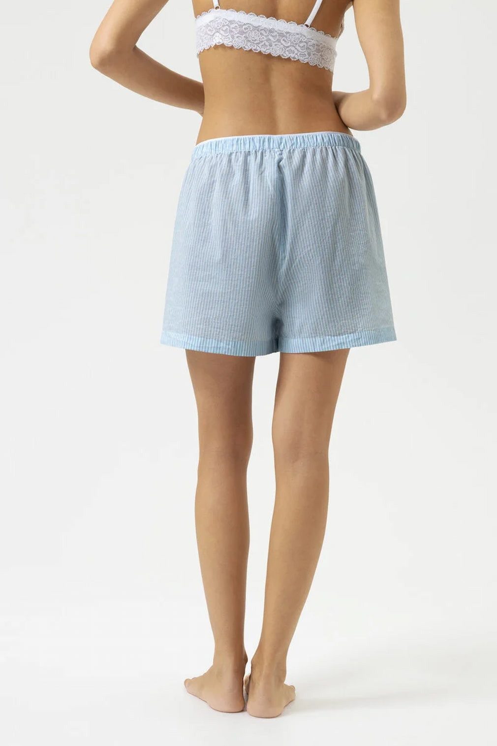Mey Homewearhose Damen Short COTTON STRIPES