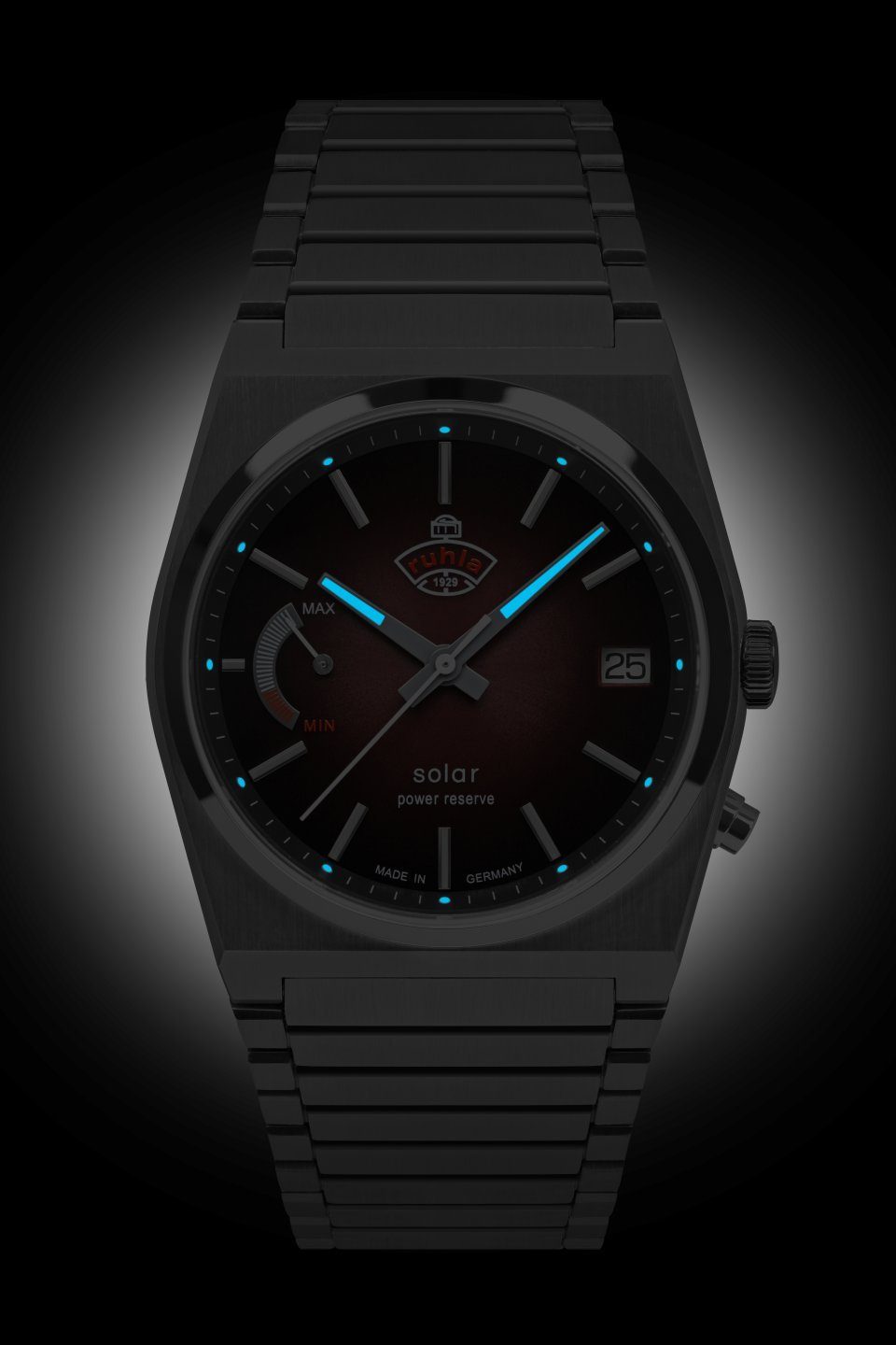 ruhla Solaruhr Space Control Solar 4640M-5, Armbanduhr, Herrenuhr, Datum, S günstig online kaufen