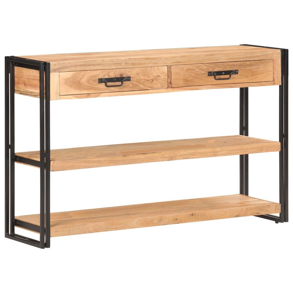vidaXL Sideboard NA Sideboard 120x30x75 cm Akazie Massivholz