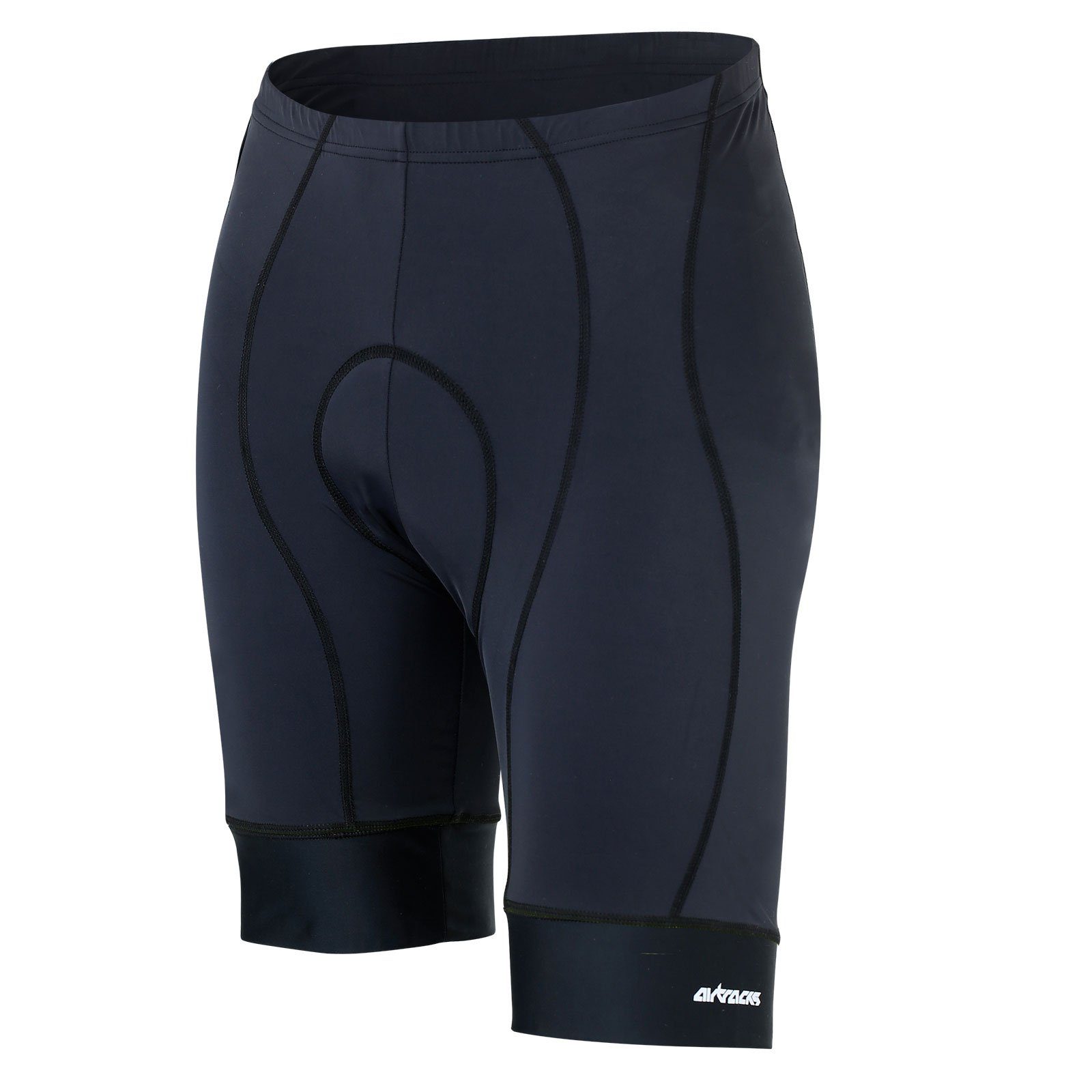 » Kurz Fahrradhose Radhose Funktion, & Herren M mit Polster « Air Quick 3D S XL L Fahrradhose Comfort XXL Flow Airtracks XXXL schwarz Dry Line