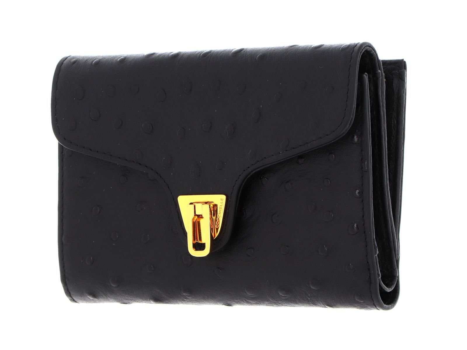 COCCINELLE Geldbörse Beat Ostrich, aus echtem Rindsleder