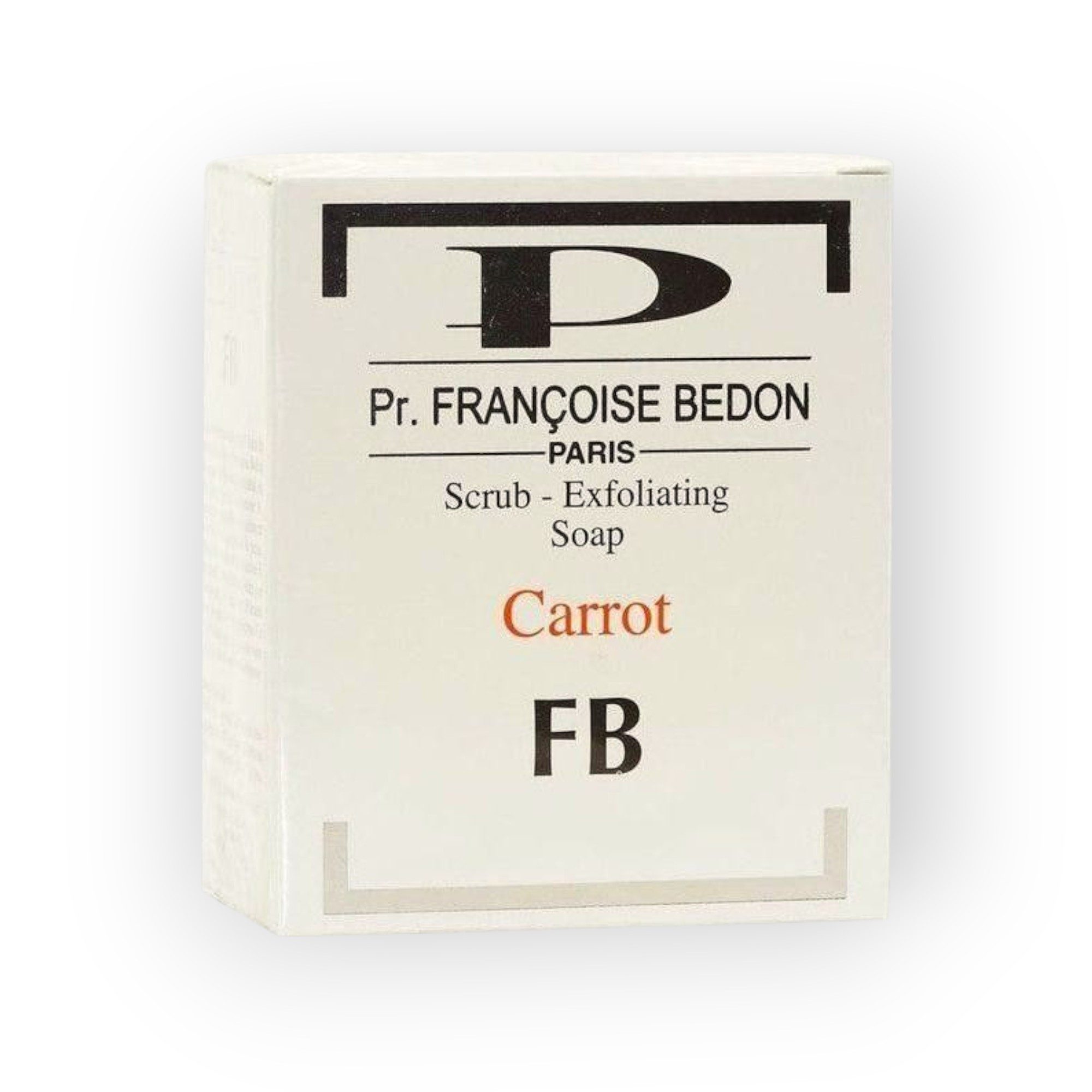 Pr. Francoise Bedon Feste Duschseife Pr. Francoise Bedon Scrub Exfoliating Soap Carrot, Mit Karottenextrakt, sanftes Peeling, glattere Haut, tägliche Pflege