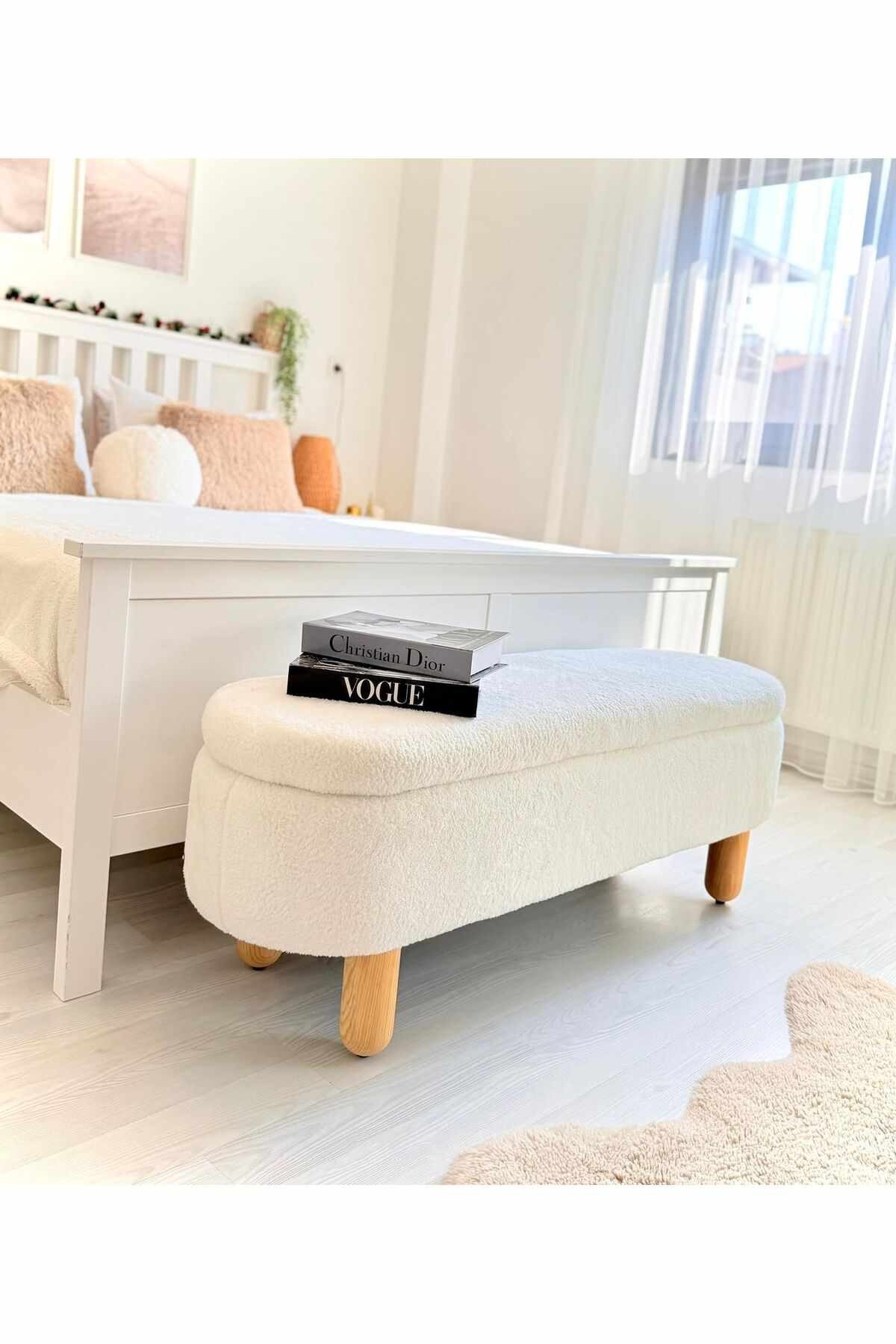 Skye Decor Pouf Bliss-Bohem (1-St), Mit Eschenholzbeinen
