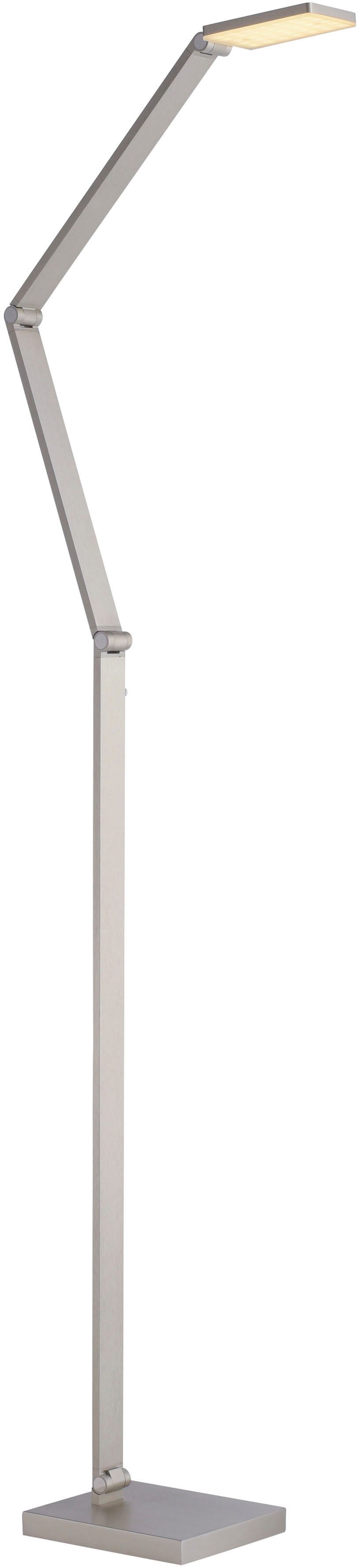 Paul Neuhaus LED Stehlampe SAMSKY, Farbsteuerung, LED fest integriert, warmweiß - kaltweiß, Tastdimmer, CCT 2700-5000K, Memory, Höhenverstellbar