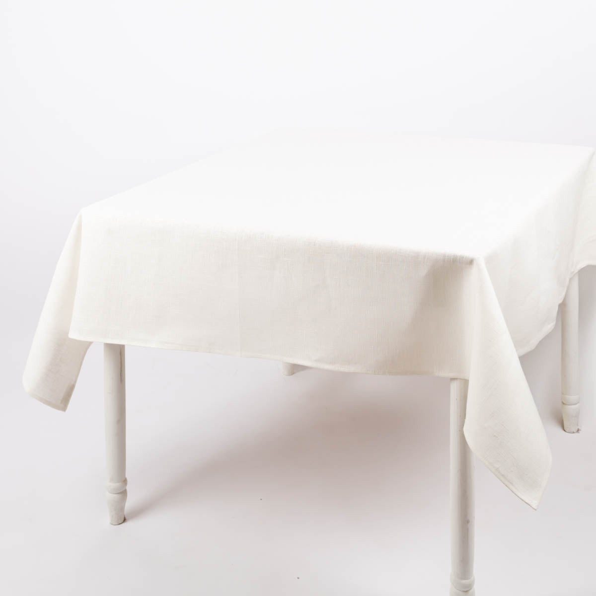 KARDELEN Tischdecke Leinentischdecke Tischdecke Erik 150x300cm off-white