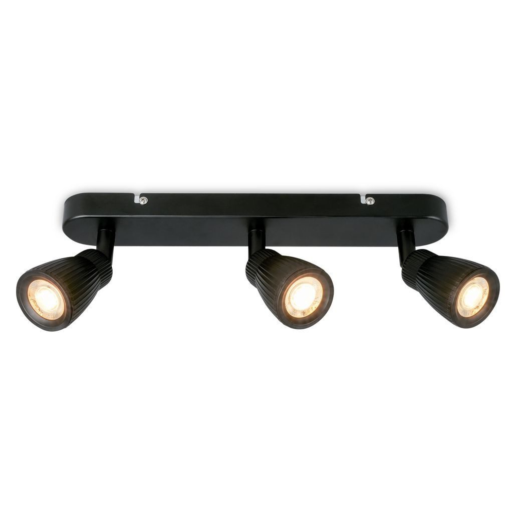Briloner Leuchten LED Deckenleuchte LED Deckenlampe 3-flammig Schwenkbar, LED fest integriert, 3000K - Warmweiß, 35x8,5 cm, Wohnzimmer, Schlafzimmer, Büro, Flur
