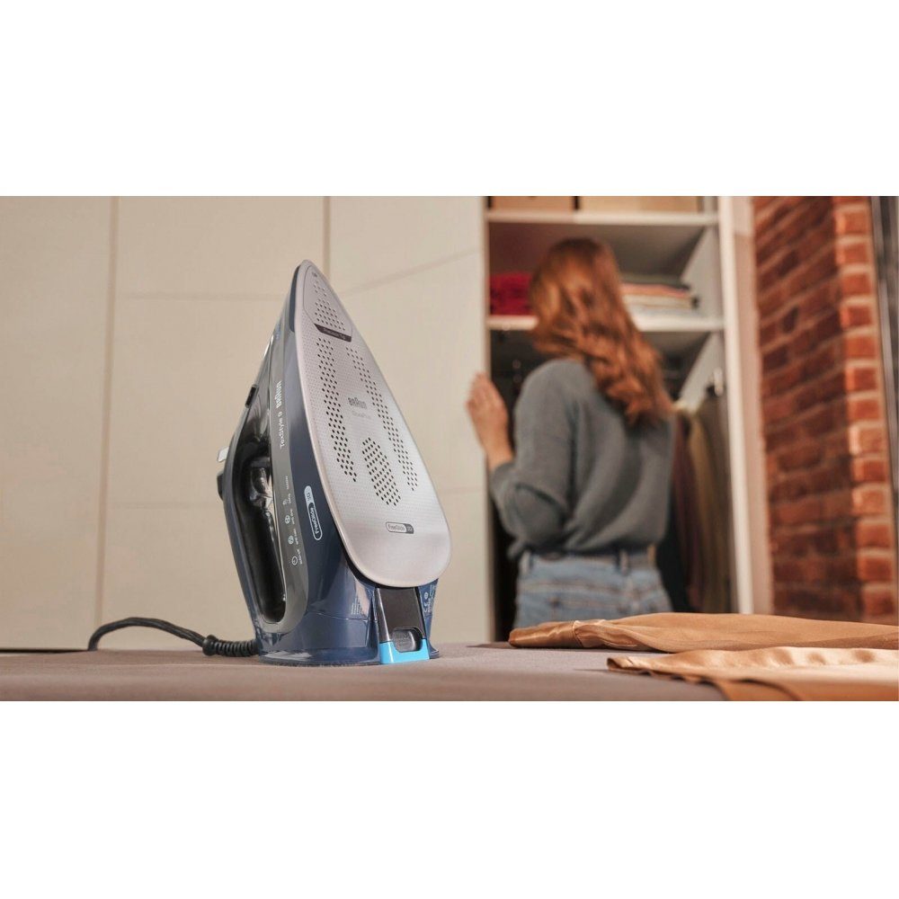 Braun Dampfbügeleisen SI 9682 DB TexStyle 9 - Dampfbügeleisen - dunkelblau, 3200 W – Bild 5 von 5