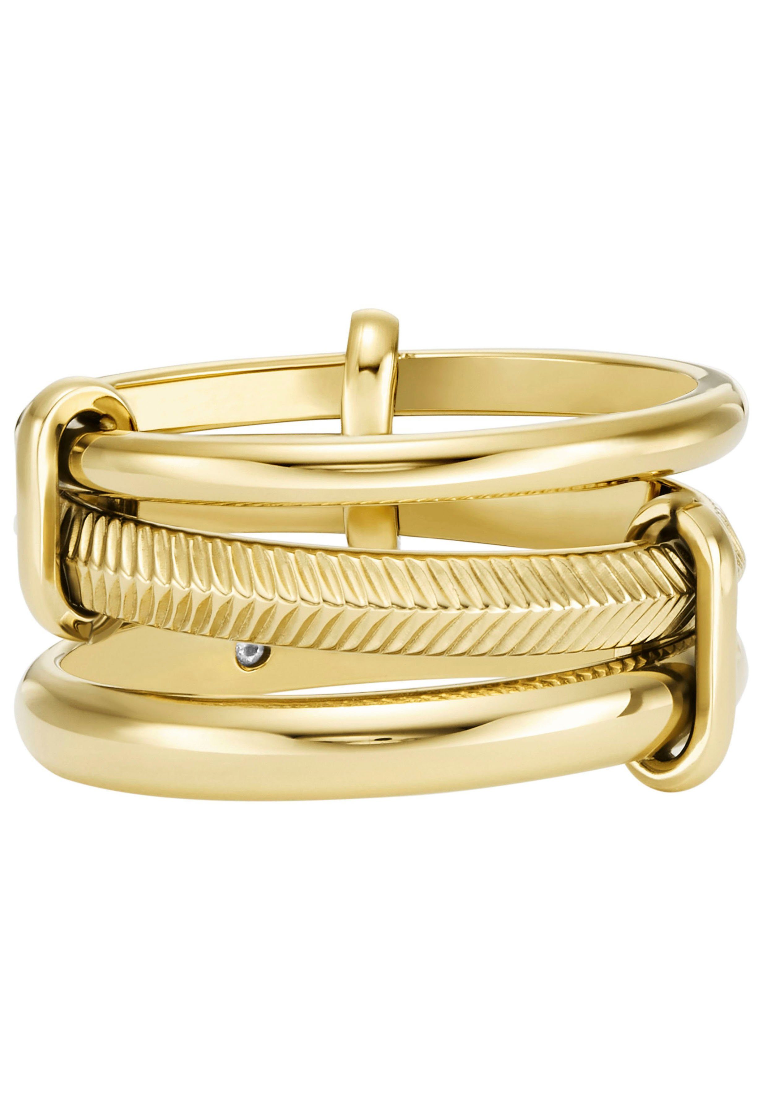 Fossil Fingerring JEWELRY ALL STACKED UP PRESTACK RING, JF04593710,  Edelstahl | Fingerringe