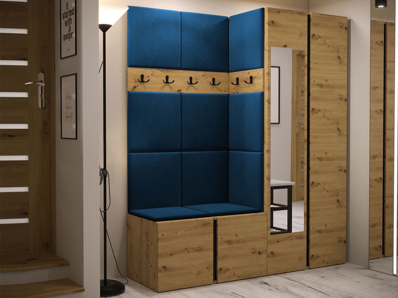 MIRJAN24 Garderoben-Set Orion XII, (Komplett-Set, Schrank, günstig online kaufen