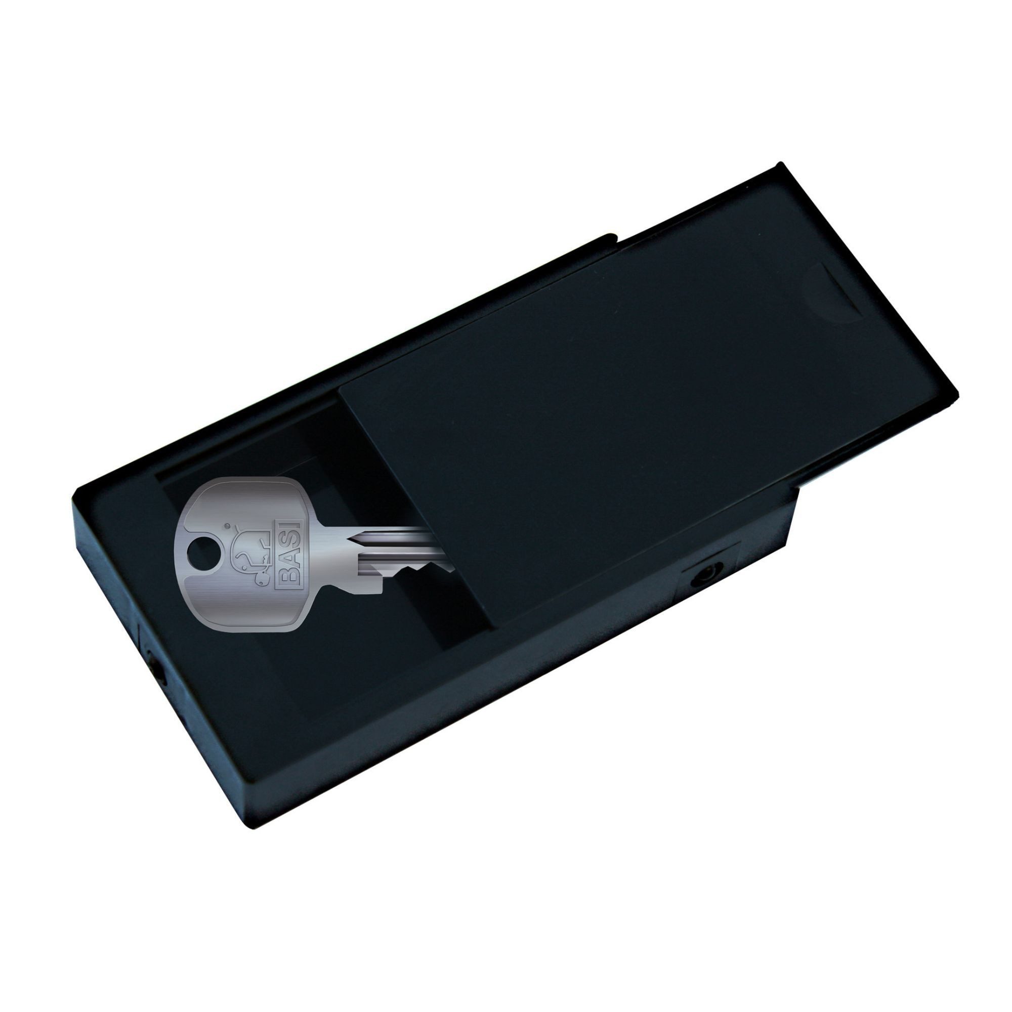 BASI Tresor Schlüsselbox (Packung, 1-St), magnetische Schlüsselbox, Schlüsselaufbewahrung, H75 x B46 x T16 mm