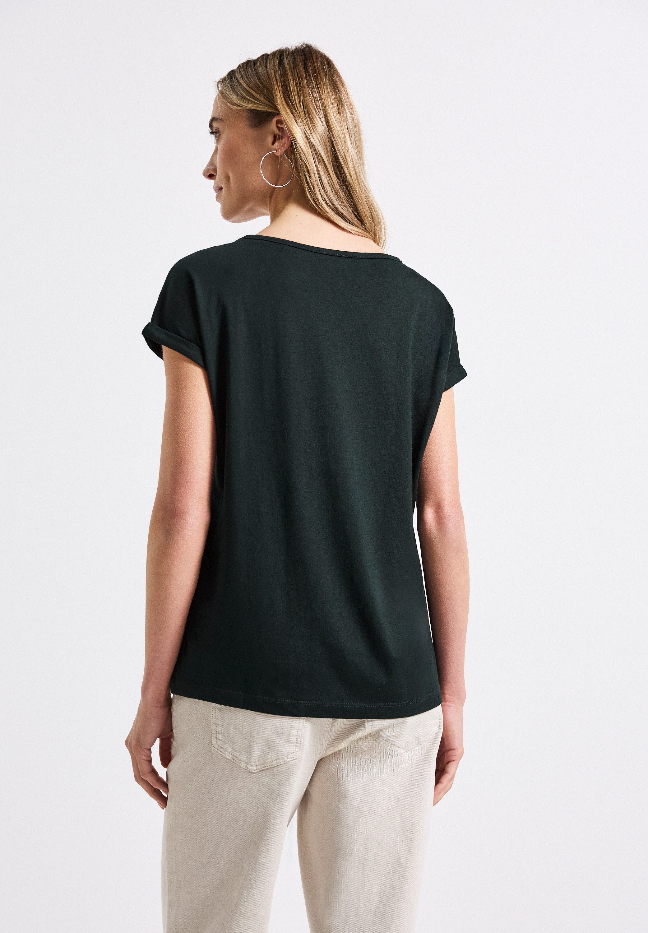 STREET ONE T-Shirt aus Baumwolle mit günstig online kaufen
