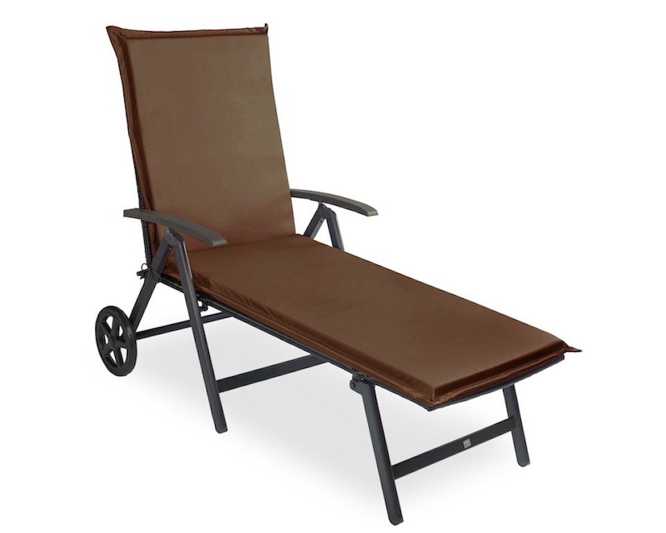 sunnypillow Liegenauflage 190 x 60 cm, 1 Stück Braun