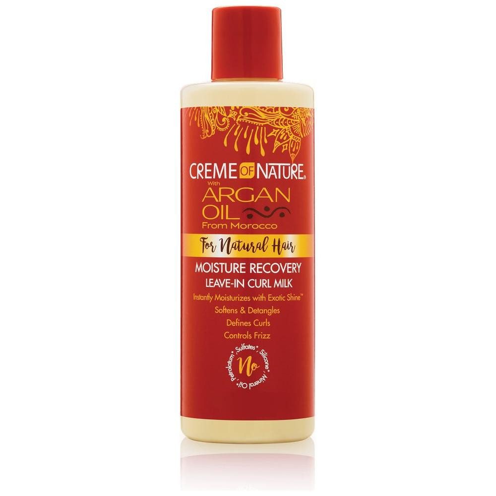 Haarspülung Creme Of Nature Argan Oil Moisture Recovery Leave-In Curl Milk 8oz