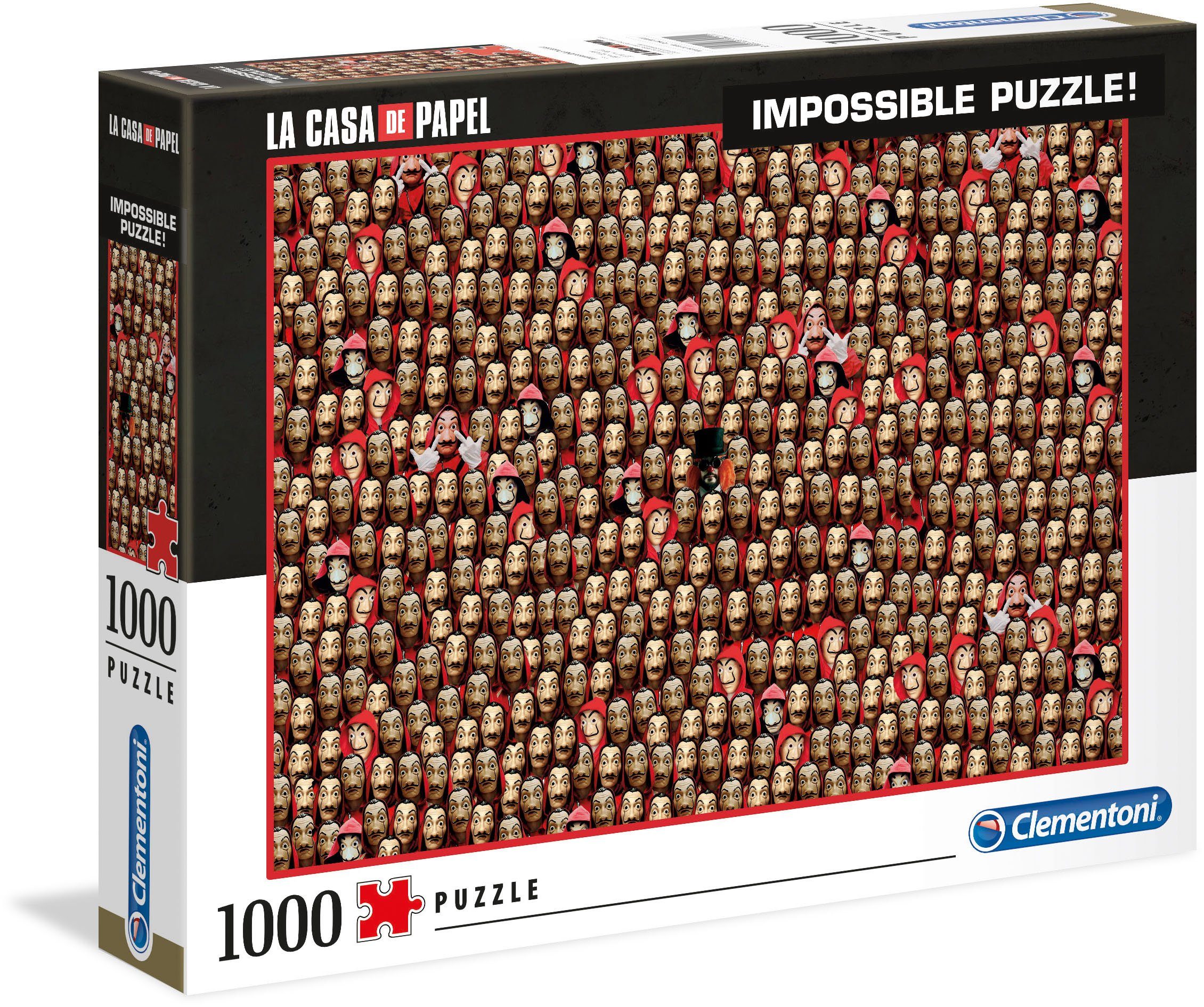 Image of Clementoni Impossible Puzzle - La Casa Di Papel 1000 Teile Puzzle Clementoni-39527