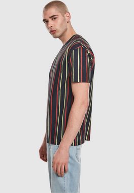 URBAN CLASSICS T-Shirt Herren Printed Oversized Retro Stripe Tee (1-tlg)