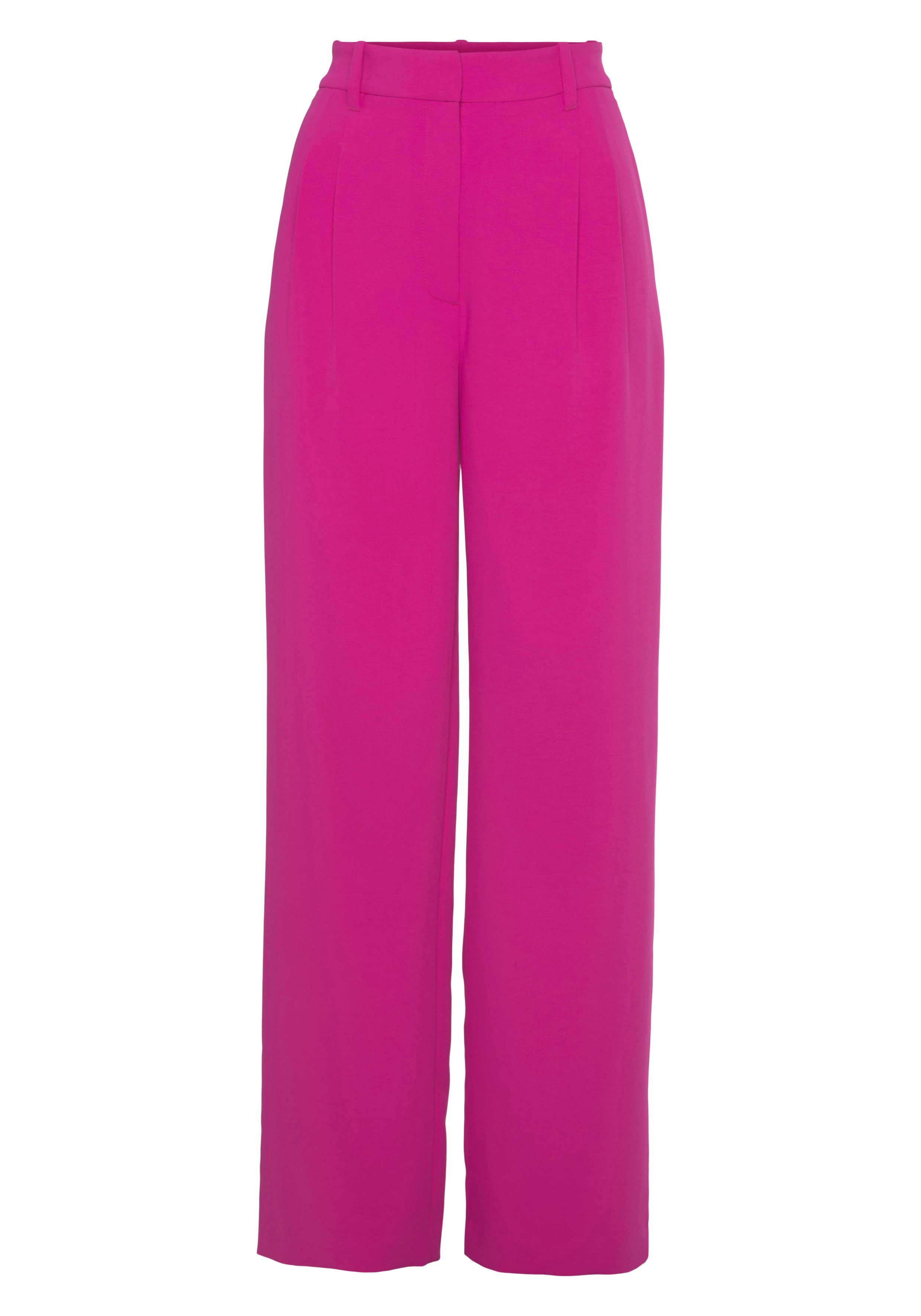 LASCANA Anzughose, im Business-Look, elegante Stoffhose mit Taschen und Bun günstig online kaufen