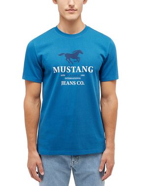 MUSTANG Kurzarmshirt Print-Shirt