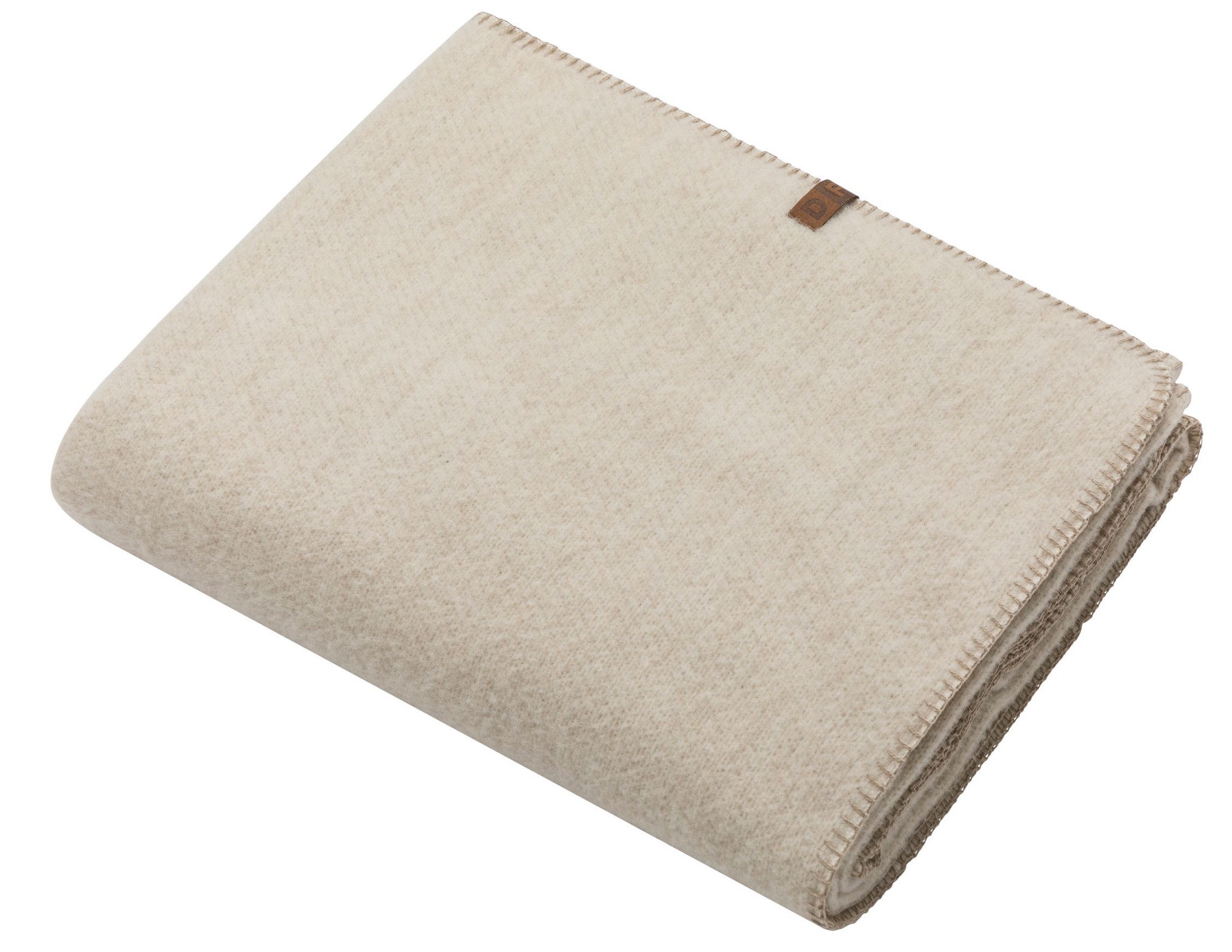 Wolldecke Merano 'falsches Uni' 160 x 200 cm, DAVID FUSSENEGGER