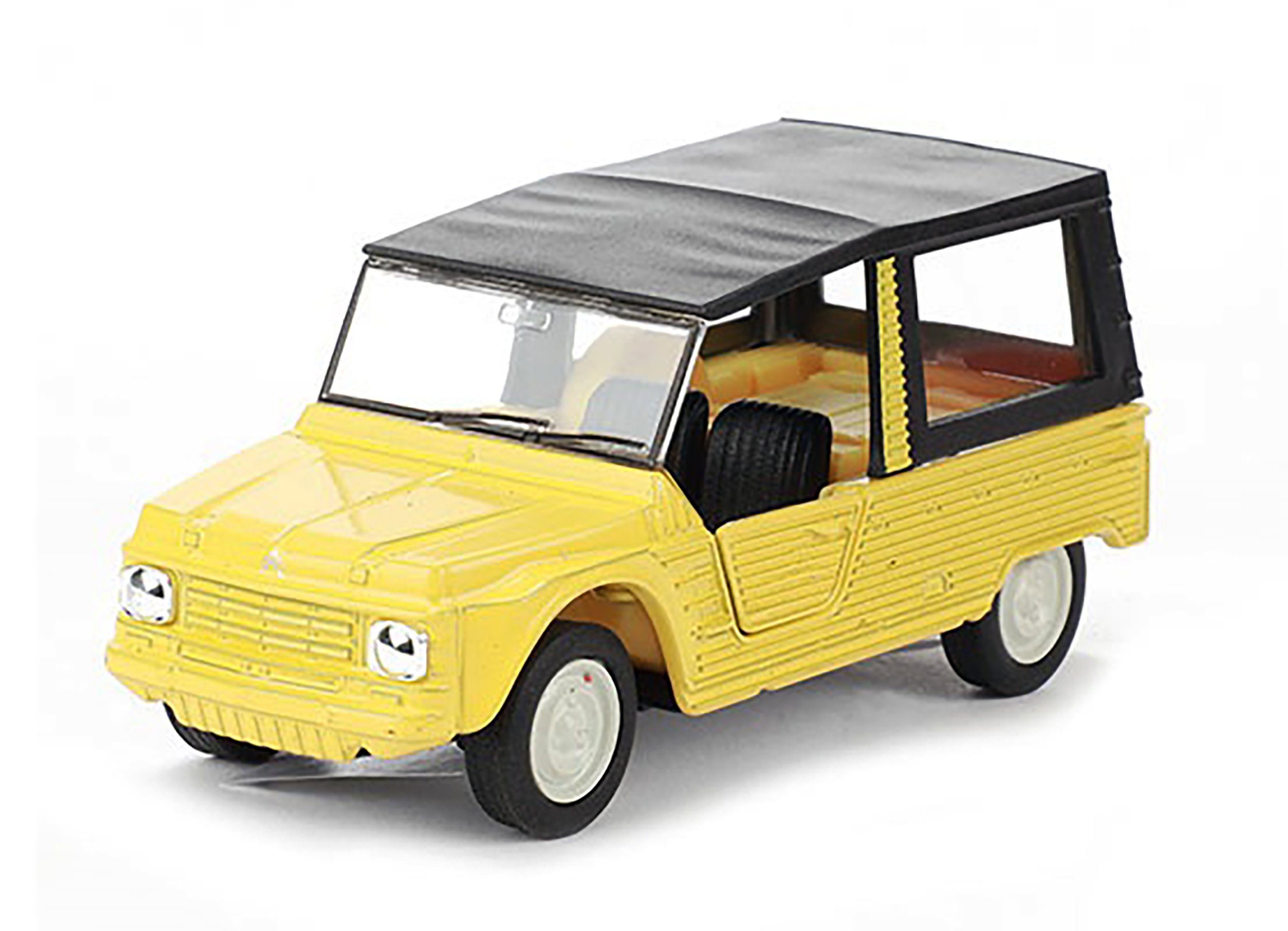 Modellauto CITROEN MEHARI 1968 Modellauto 11cm Metall Modell Auto 18 (Gelb)