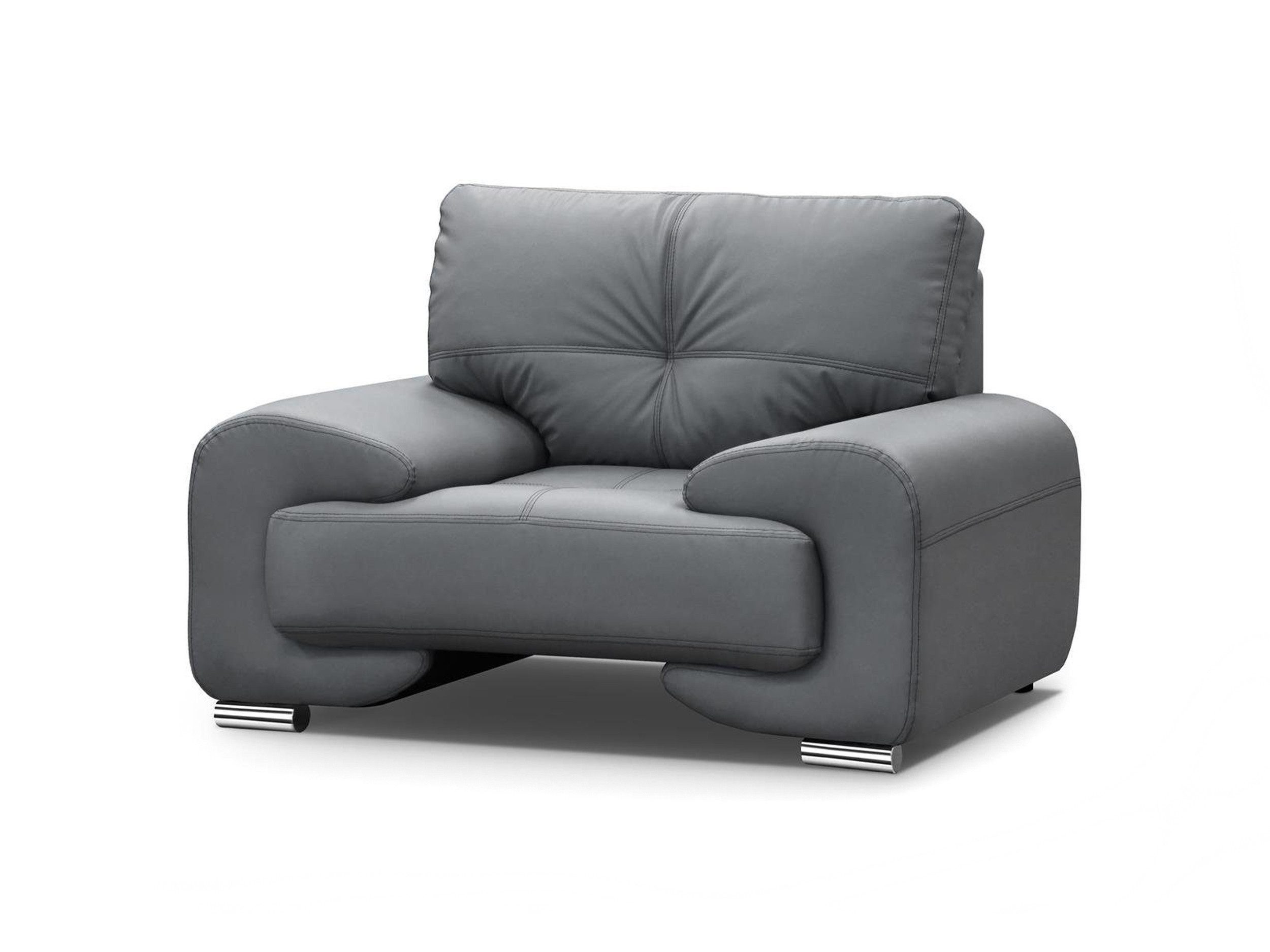 Beautysofa Relaxsessel Omega Kunstleder Sessel Modern Wohnzimmersesel