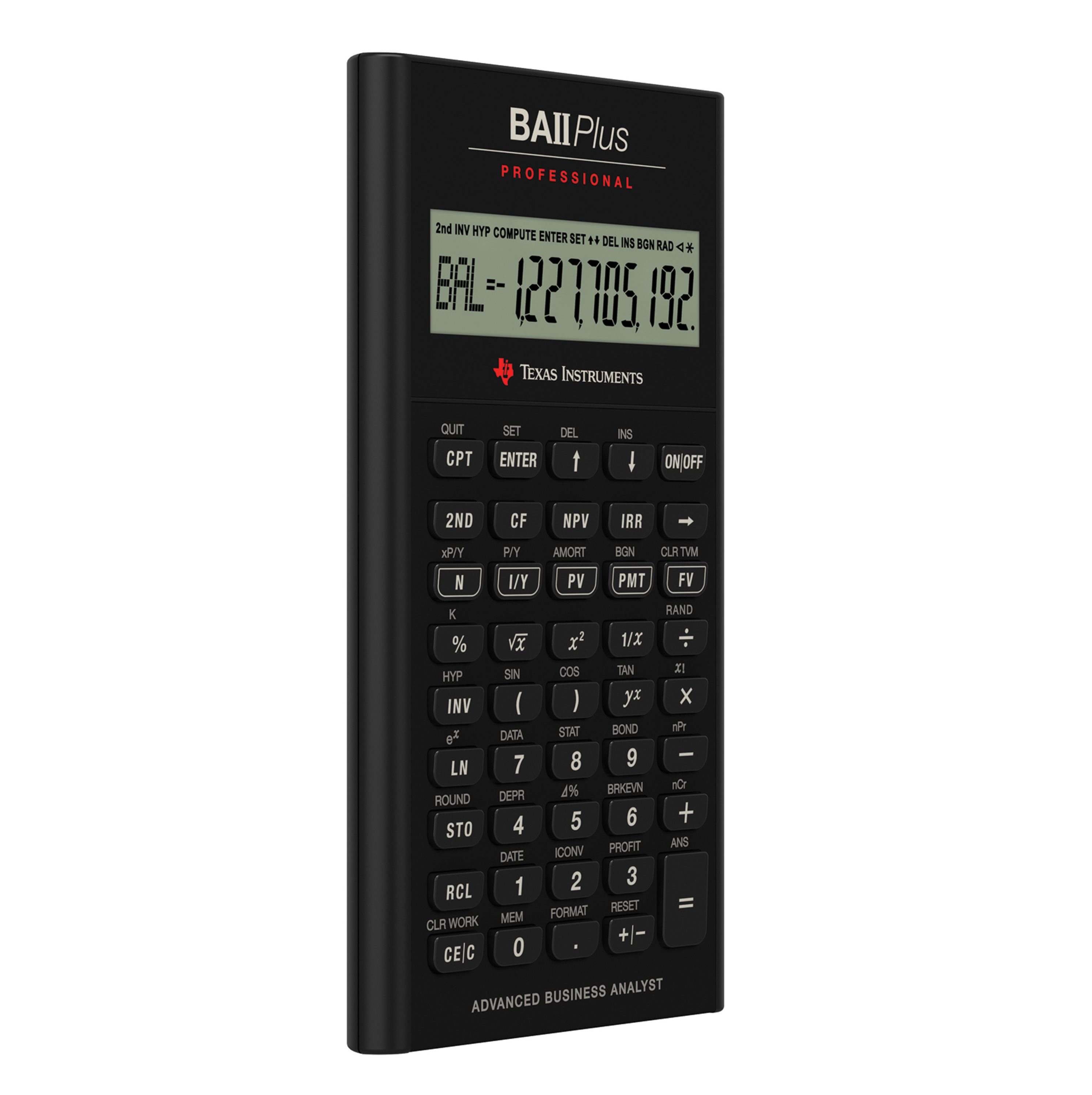 Texas Instruments Taschenrechner TI-BA II Plus™ Professional, Finanztaschenrechner für Business und Profis