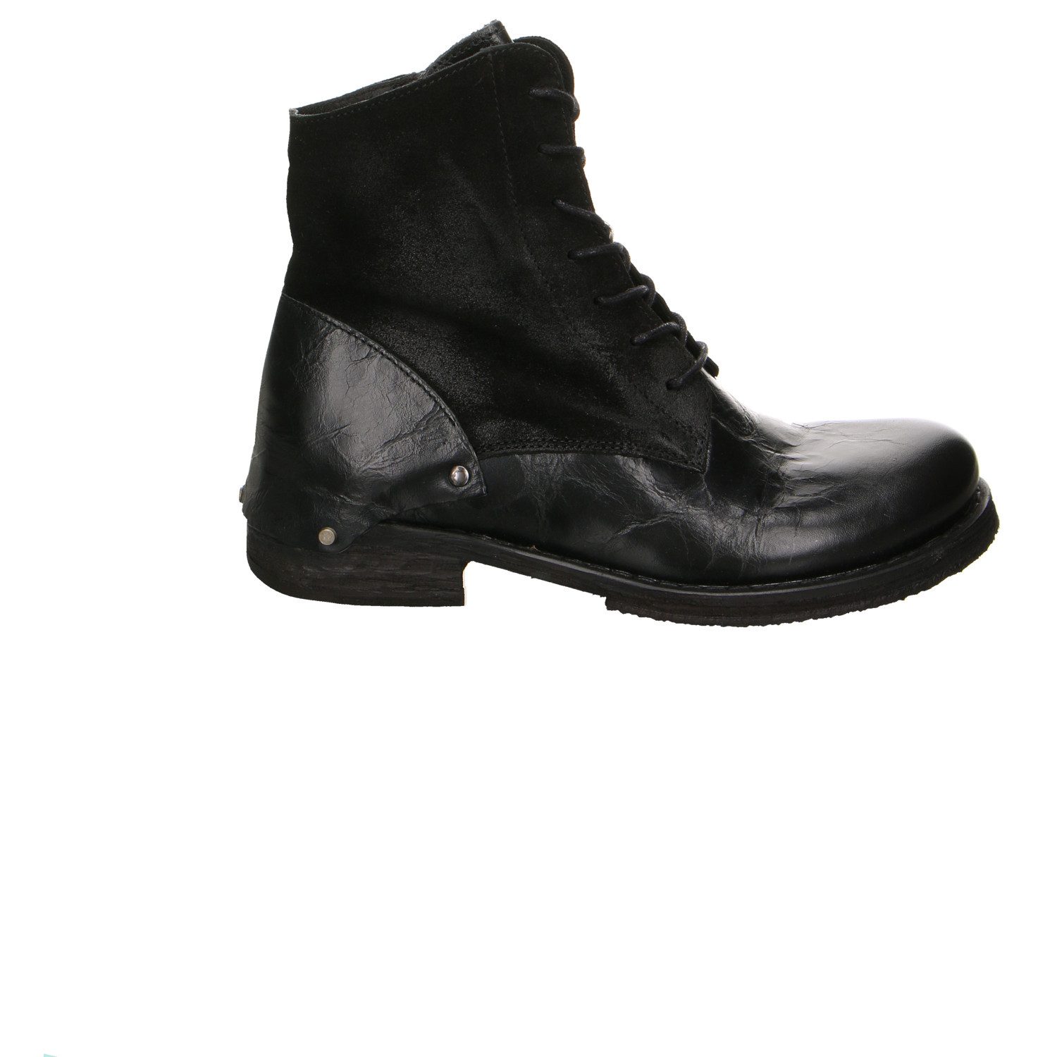 Lazamani Lazamani 74.435 Black Leder Schnürstiefel - Sneaker schwarz Stiefelette