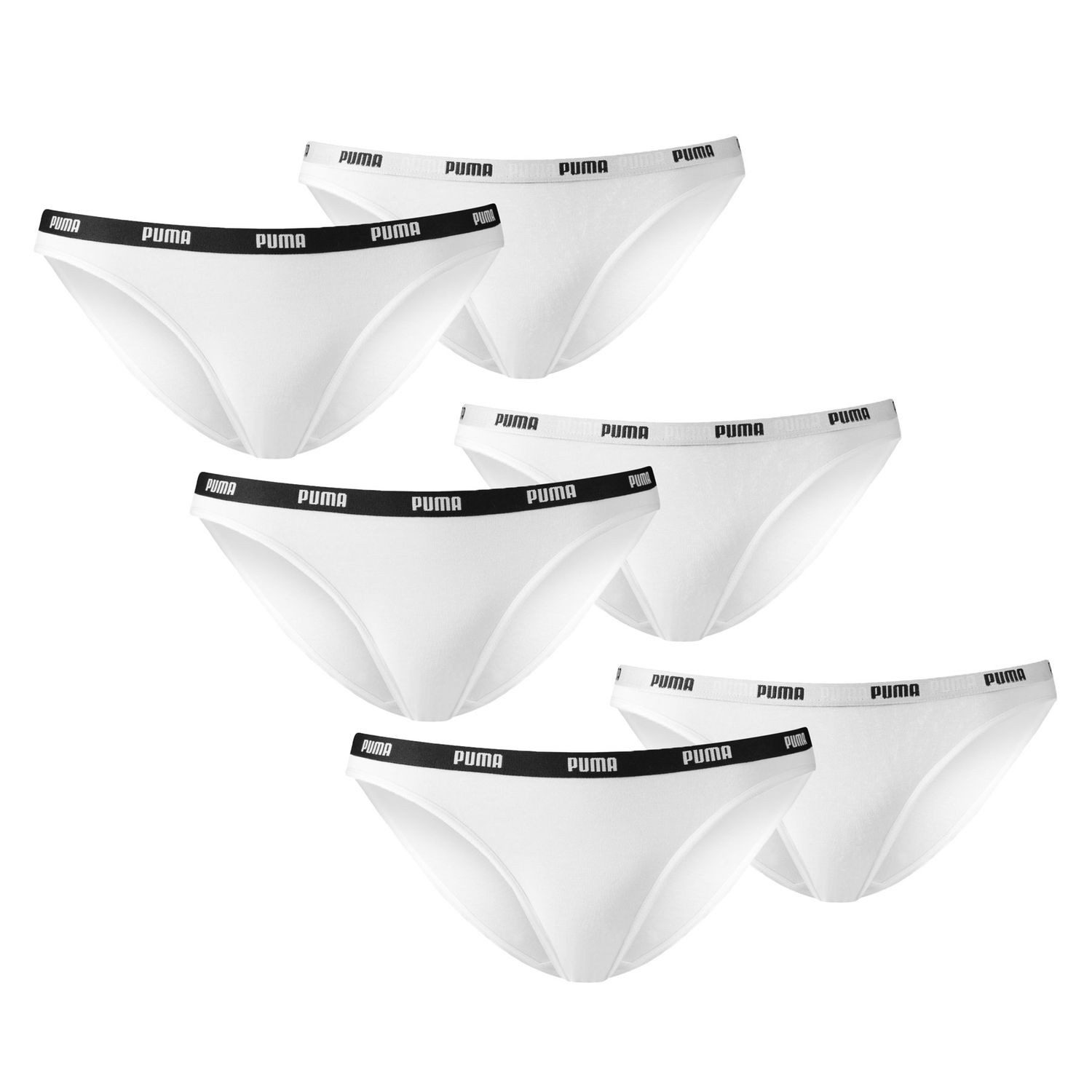 PUMA BODYWEAR Bikinislip Bikini-Slip (2-St) Low Rise, Modal günstig online kaufen