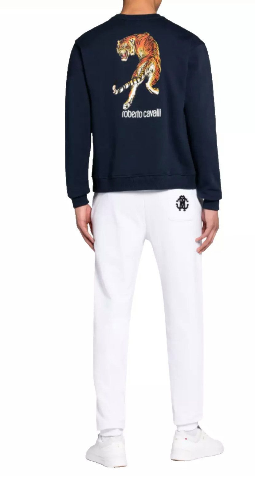 roberto cavalli Jogginghose Firenze RC Monogram Herren Sweatpants Dezentem RC-Monogramm-Print im Laminat-Look