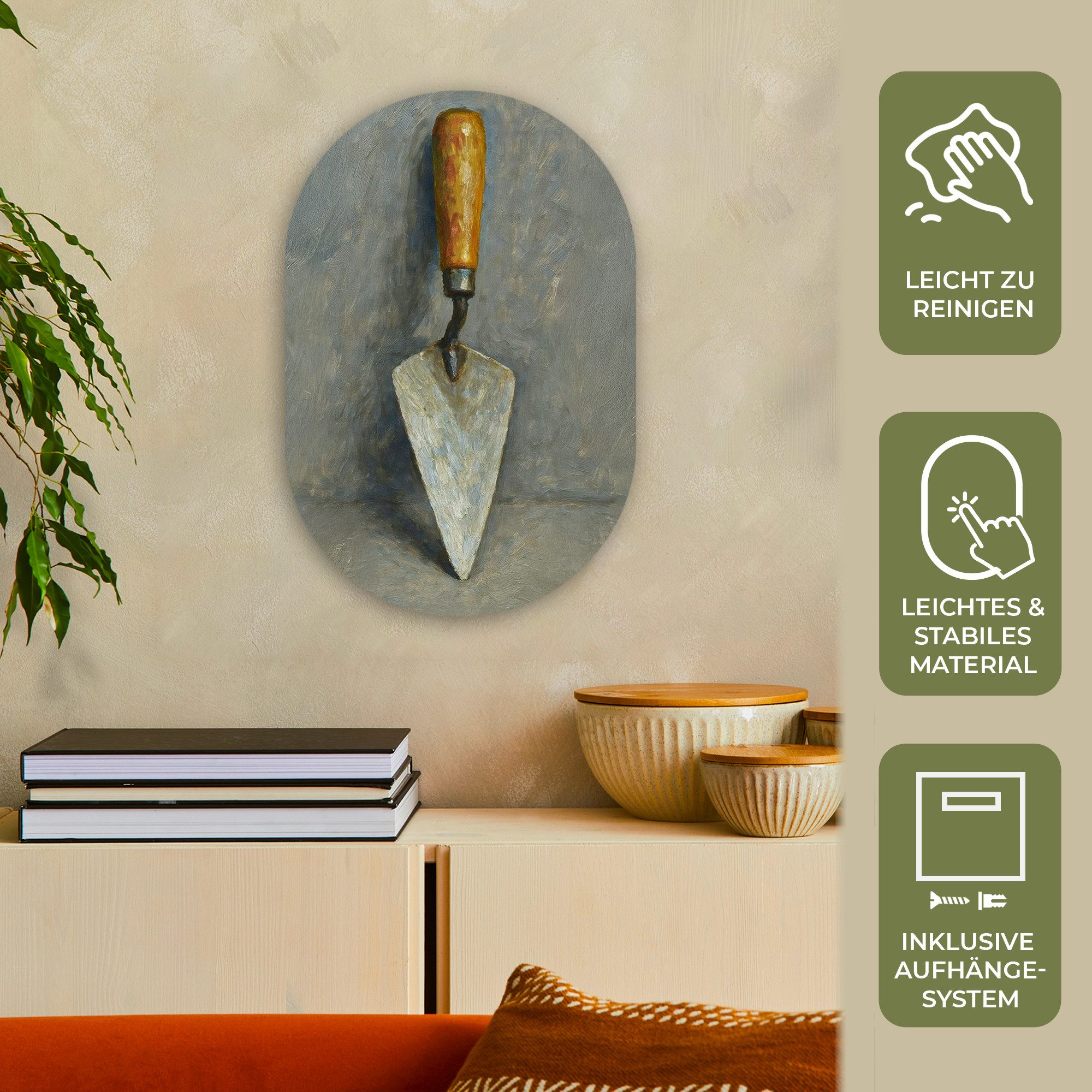 MuchoWow Gemälde Kelle - Farbe - günstig online kaufen
