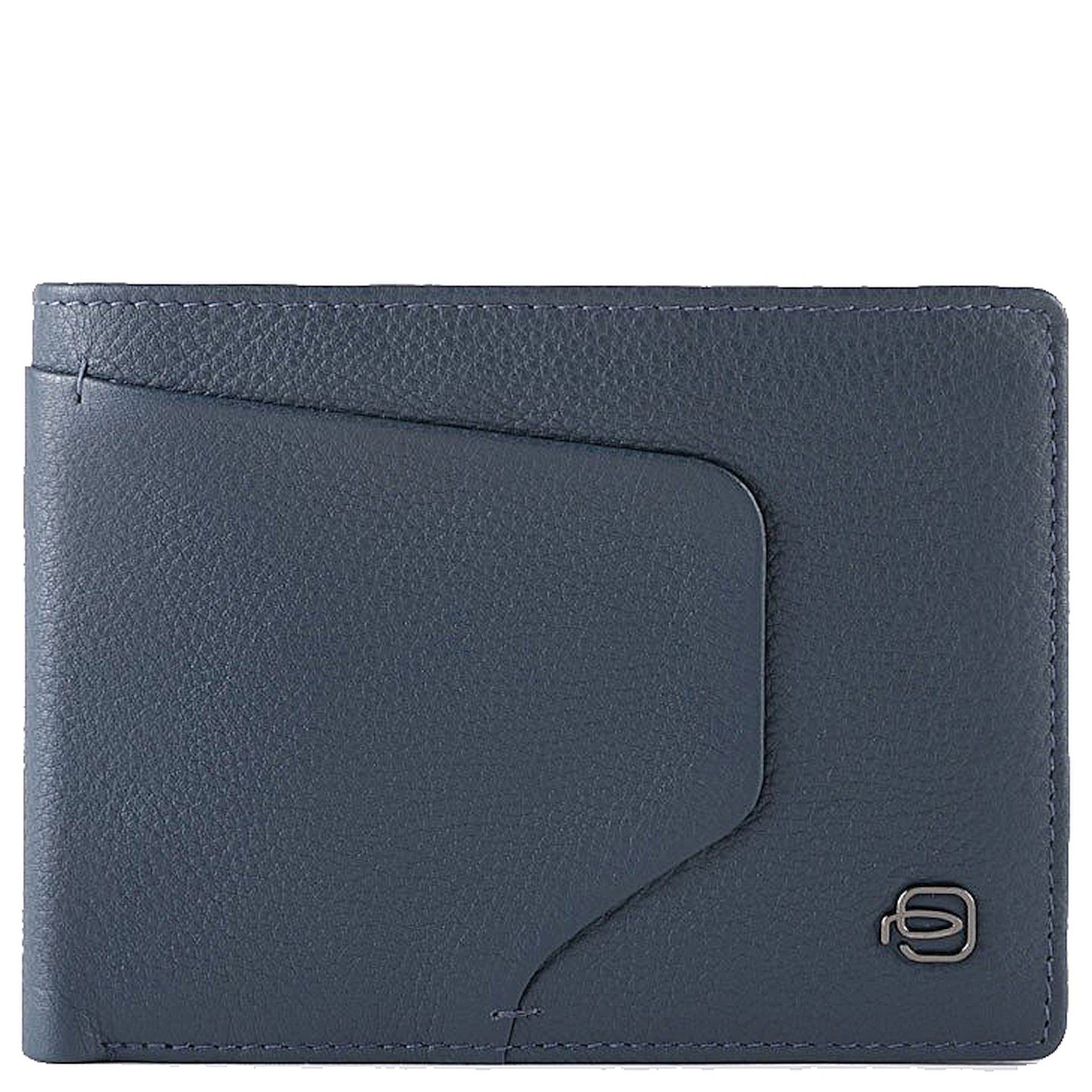 Piquadro Geldbörse Akron - Herrengeldbörse 4cc 13 cm (blue)