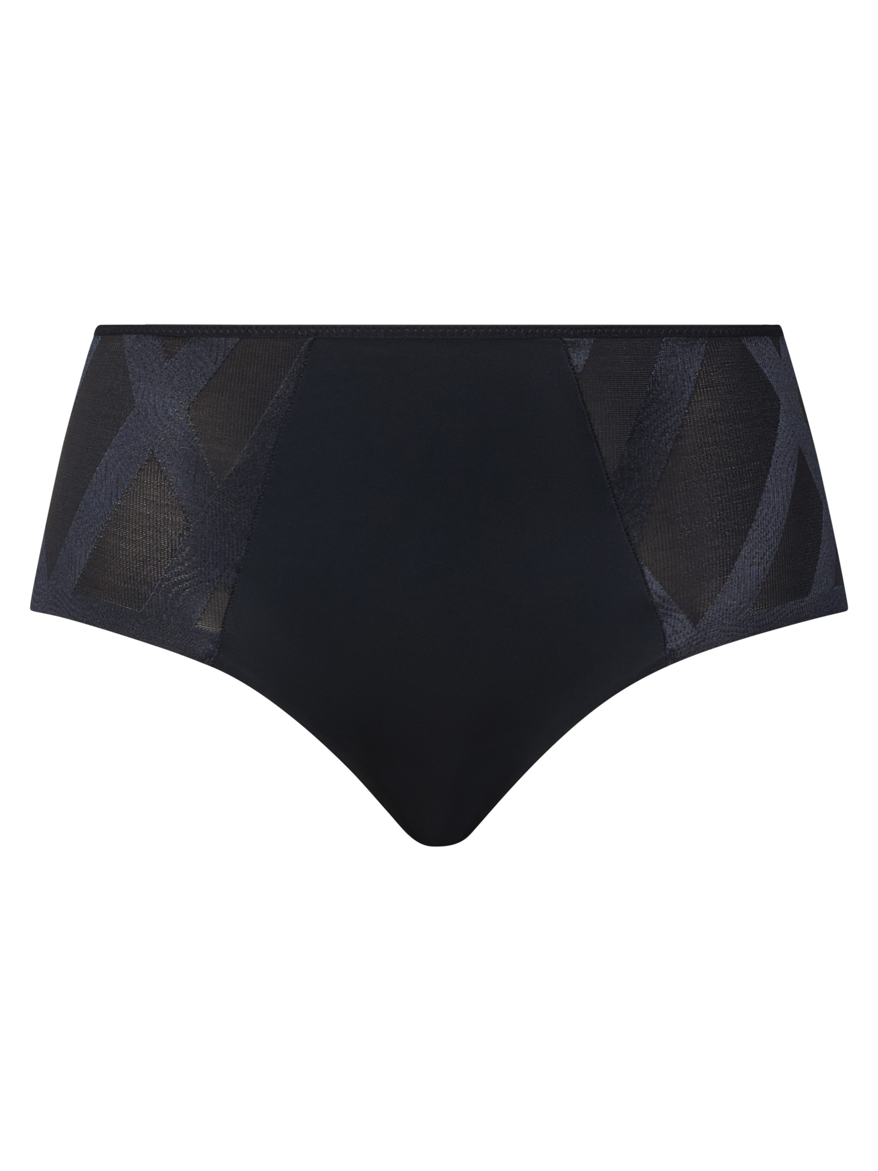 Chantelle Slip GLAZE grafisches Gewebe mit matten und schimmernden Kontrasten